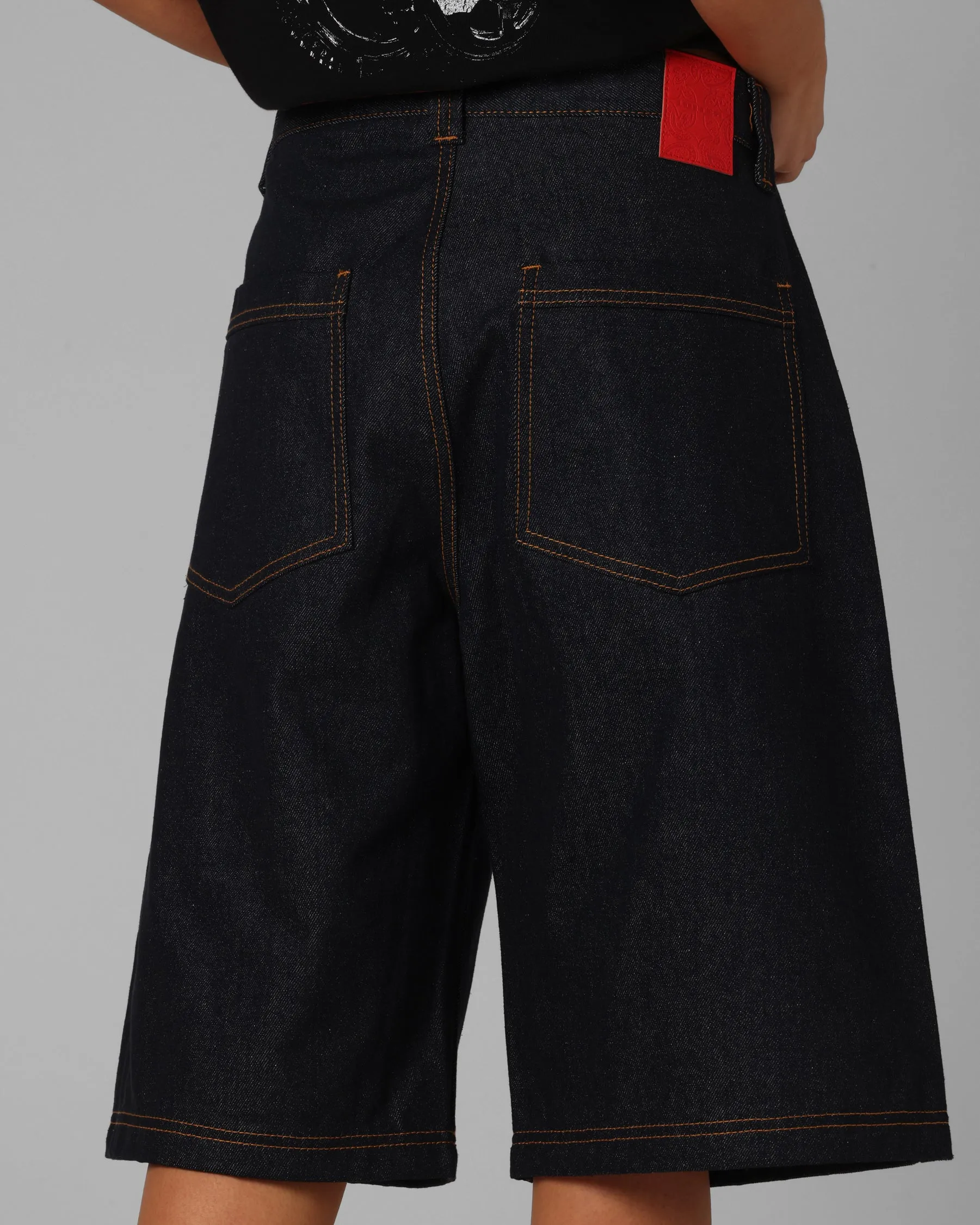 Loiter F-16 Denim Jorts Indigo sold by Culture Kings product image thumbnail 4