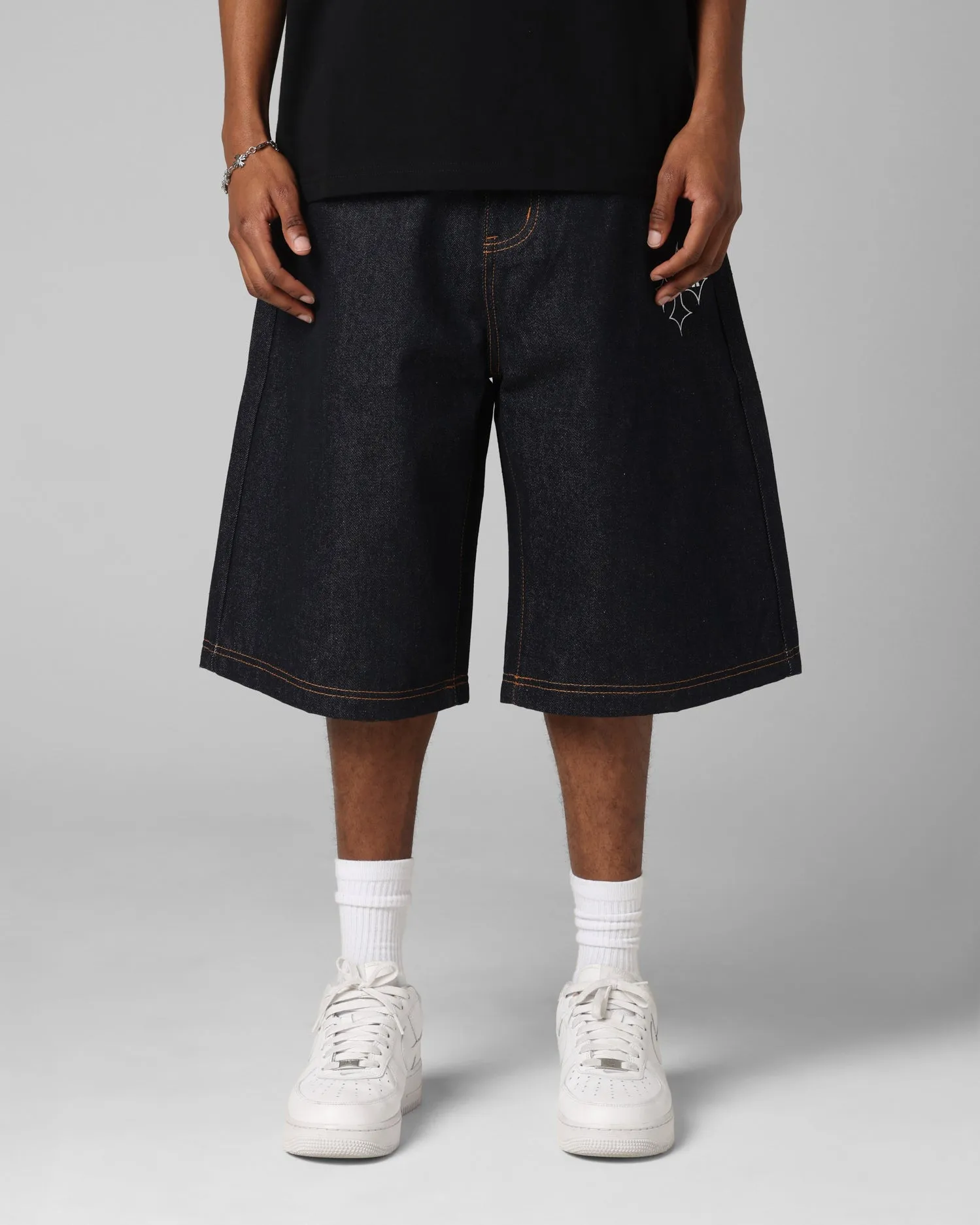 Loiter F-16 Denim Jorts Indigo sold by Culture Kings