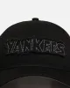 New Era New York Yankees 'Distressed' 9FORTY A-Frame Trucker Snapback Black/White sold by Culture Kings