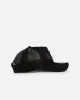 New Era New York Yankees 'Distressed' 9FORTY A-Frame Trucker Snapback Black/White sold by Culture Kings