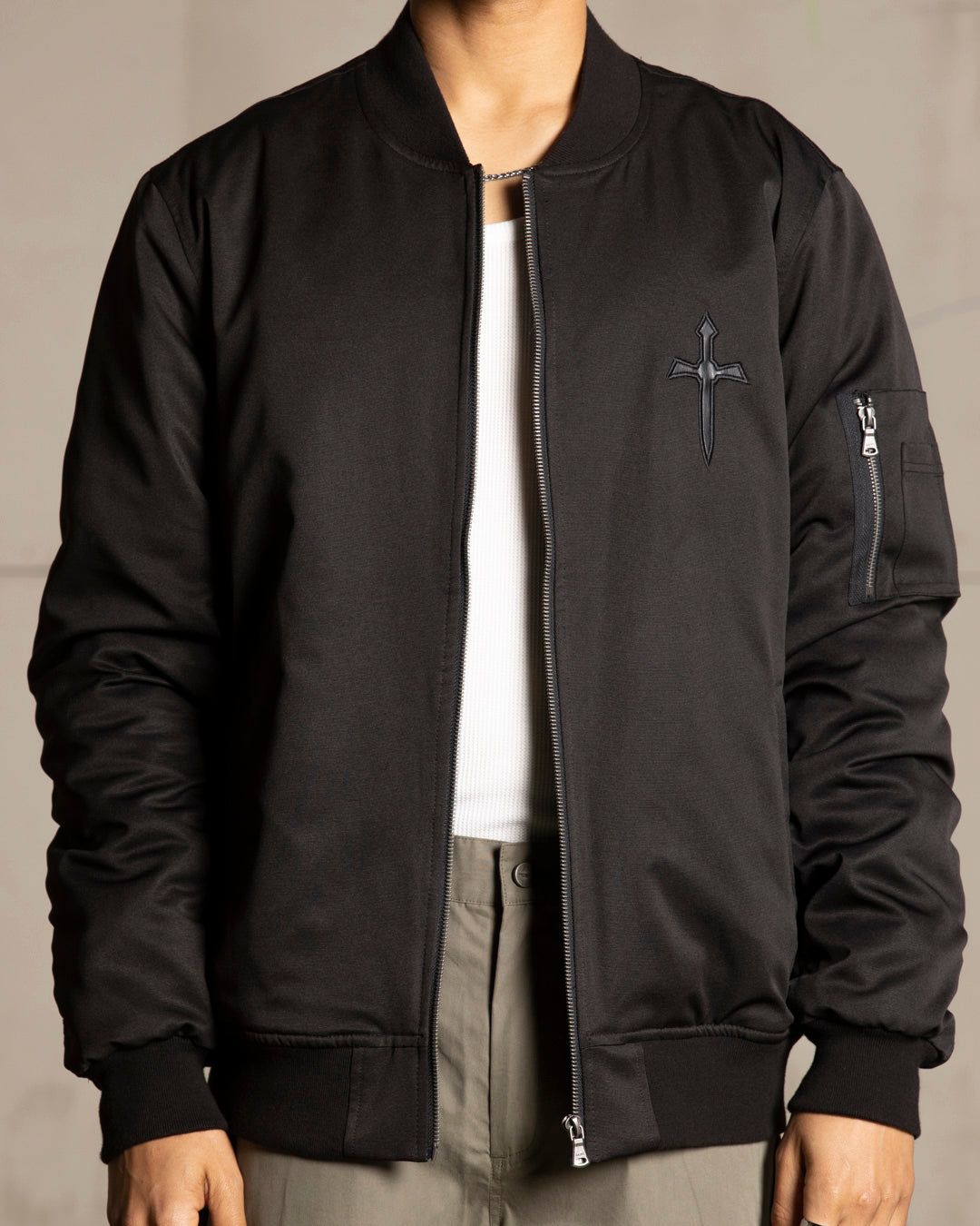 Saint Morta Flight Jacket Black sold by Culture Kings product image thumbnail 4