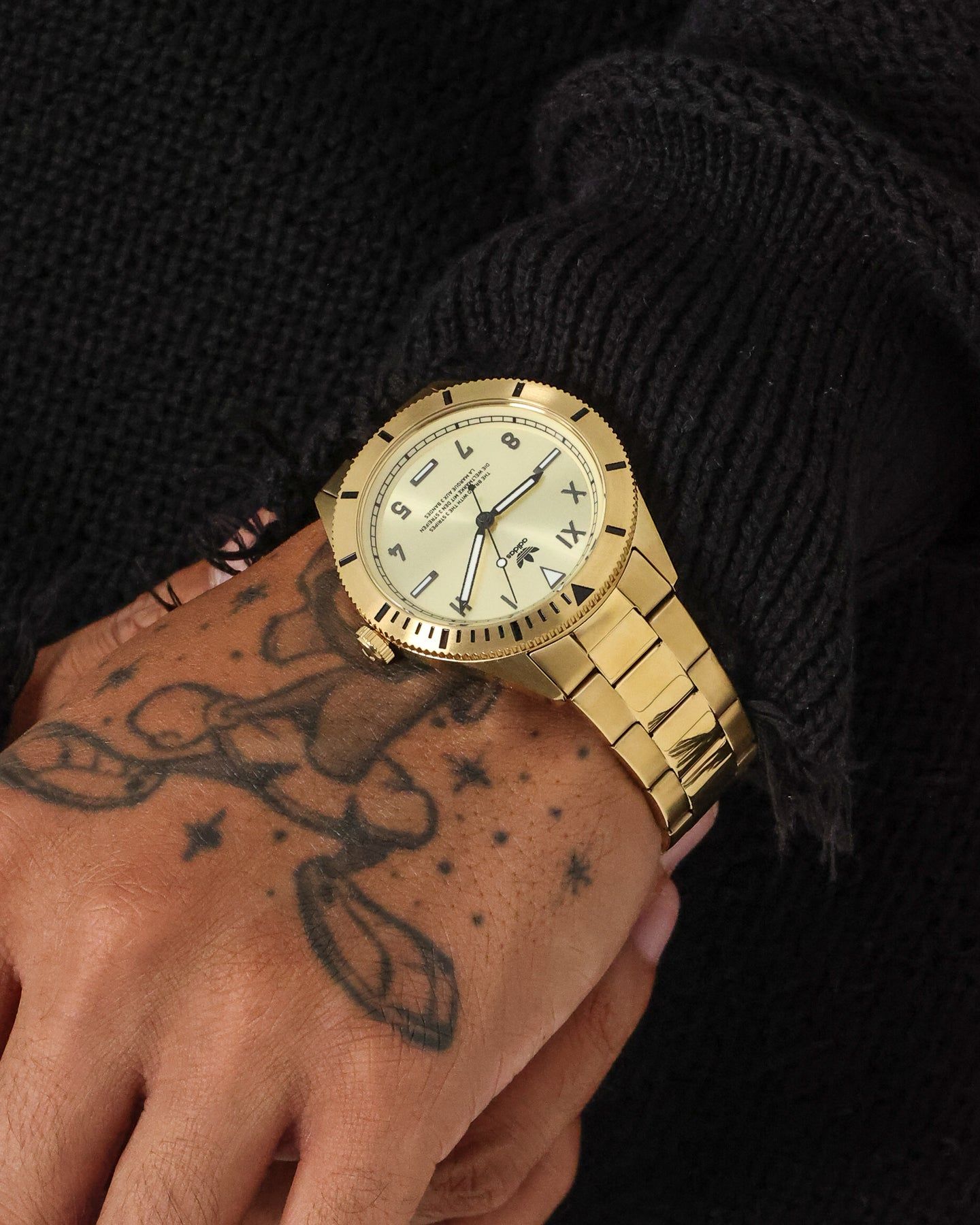 Adidas Edition Three 42MM Gold/Gold sold by Culture Kings