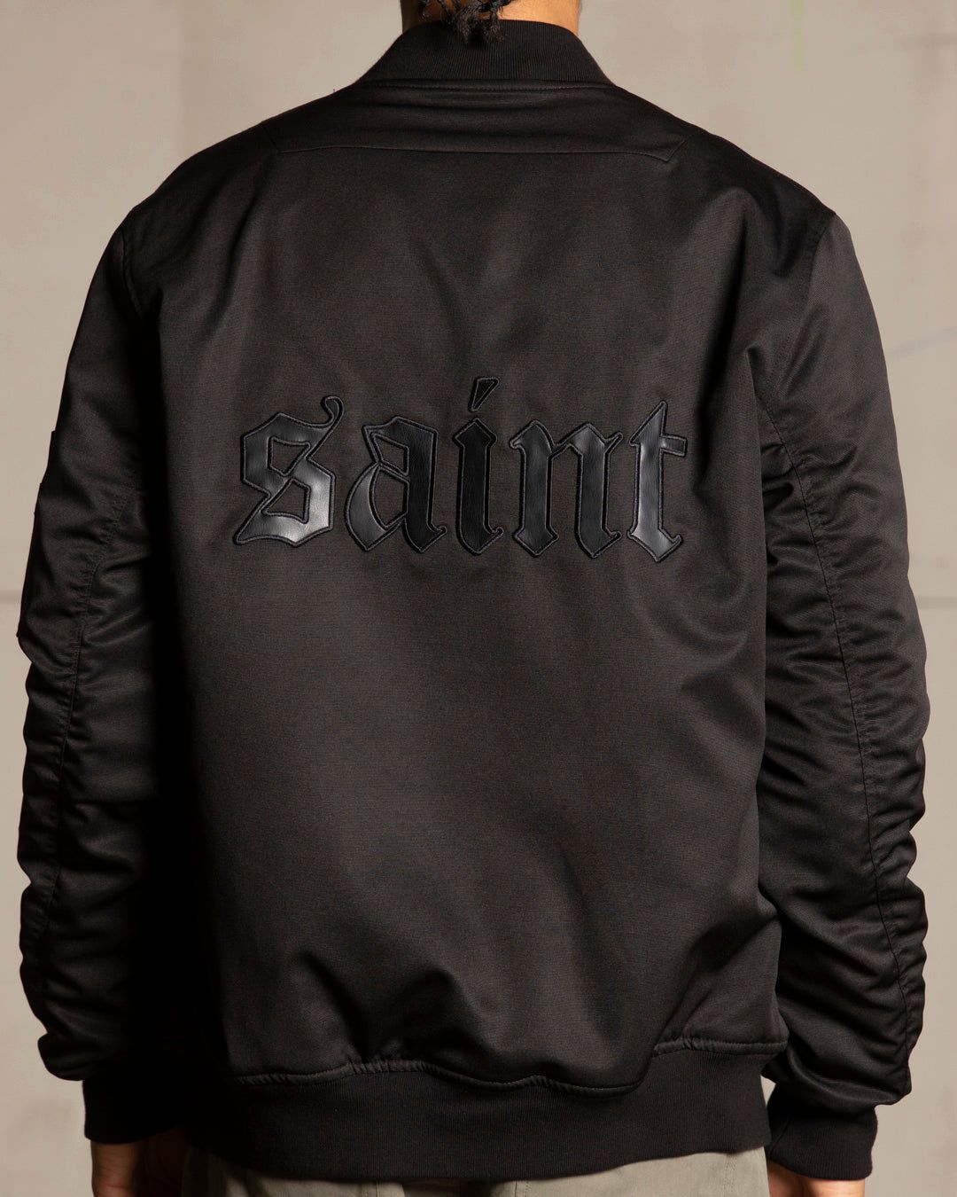 Saint Morta Flight Jacket Black sold by Culture Kings product image thumbnail 5