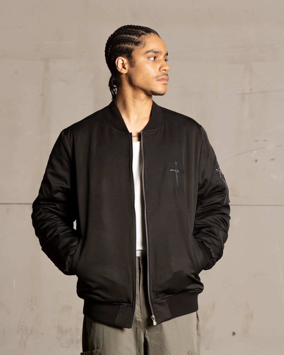 Saint Morta Flight Jacket Black sold by Culture Kings