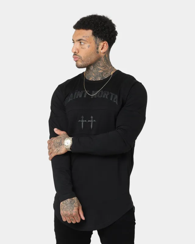 Saint Morta Renegade Kingdom Long Sleeve T-Shirt Black/Black sold by Culture Kings