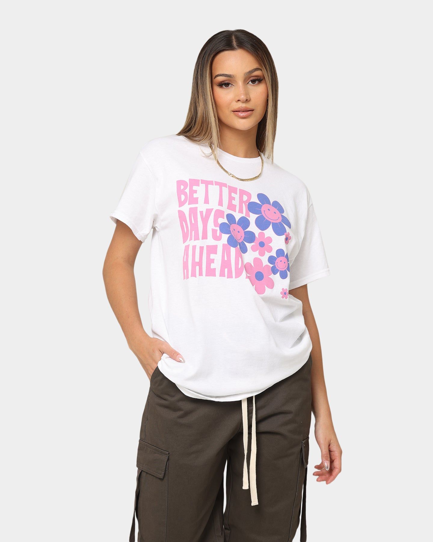 Goat Crew Better Days Vintage T-Shirt White sold by Culture Kings