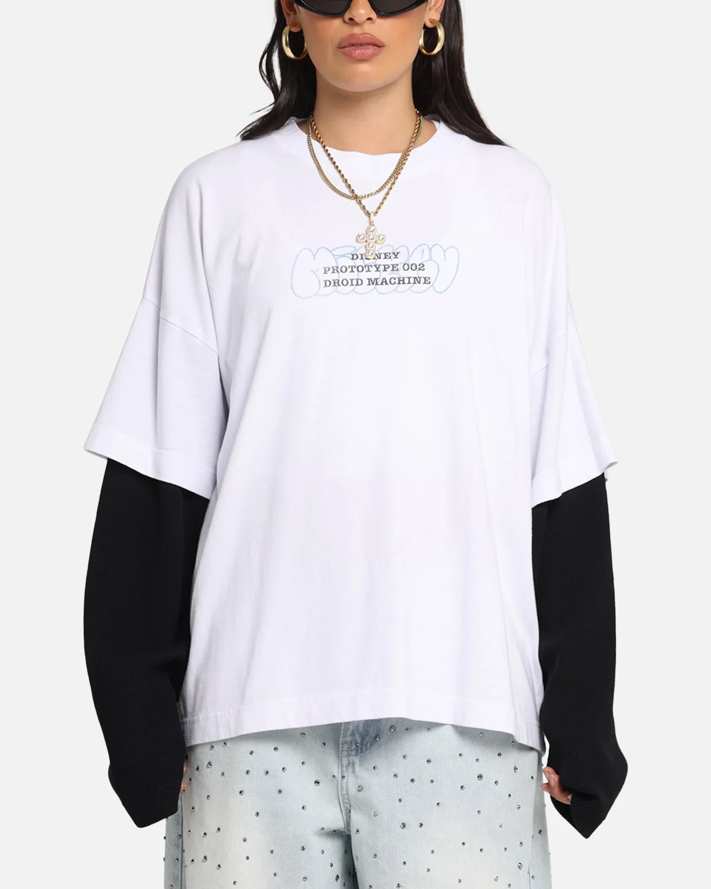 American Thrift Disney Mickey Prototype II Long Sleeve T-Shirt White sold by Culture Kings product image thumbnail 2