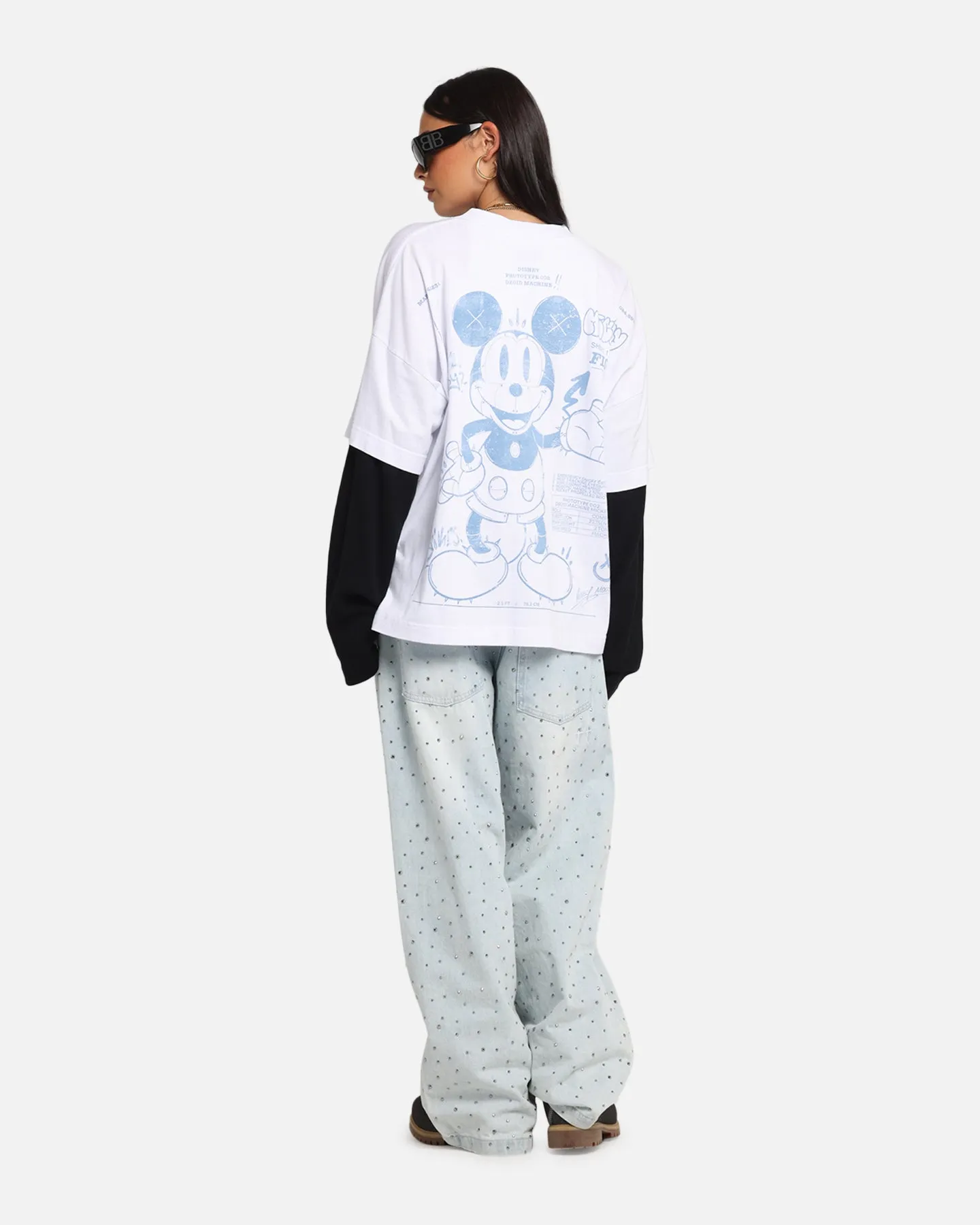 American Thrift Disney Mickey Prototype II Long Sleeve T-Shirt White sold by Culture Kings product image thumbnail 3