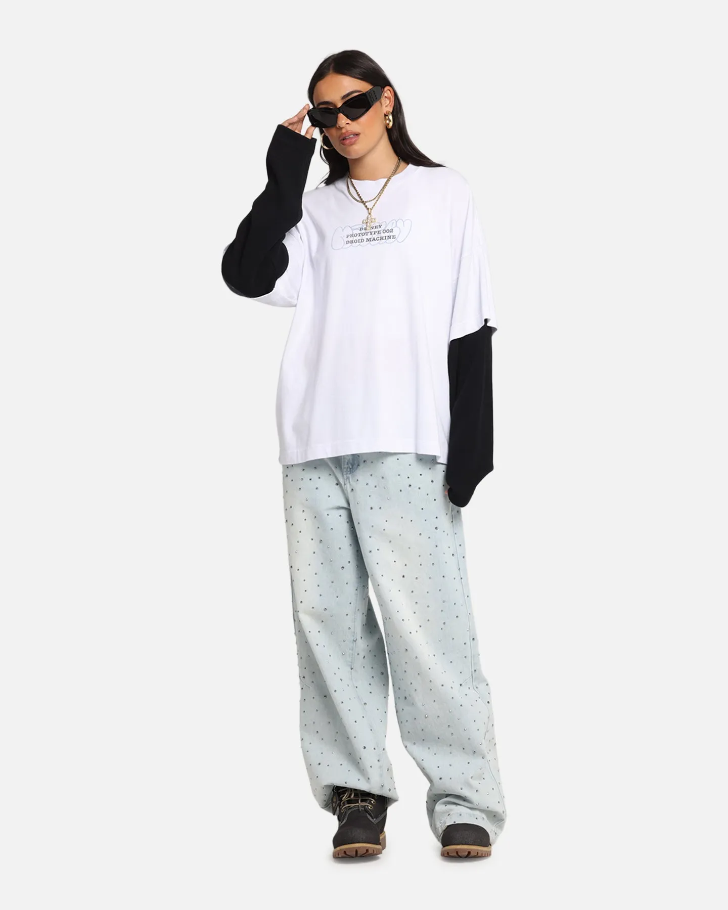 American Thrift Disney Mickey Prototype II Long Sleeve T-Shirt White sold by Culture Kings product image thumbnail 4