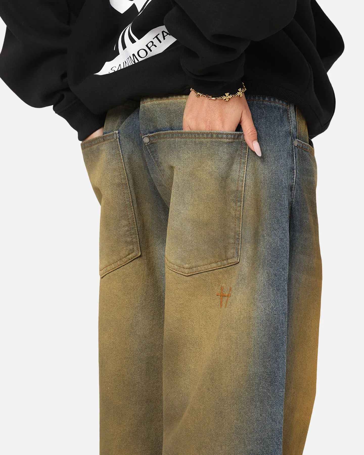 Saint Morta Amplus Jeans Dirty Indigo sold by Culture Kings product image thumbnail 4