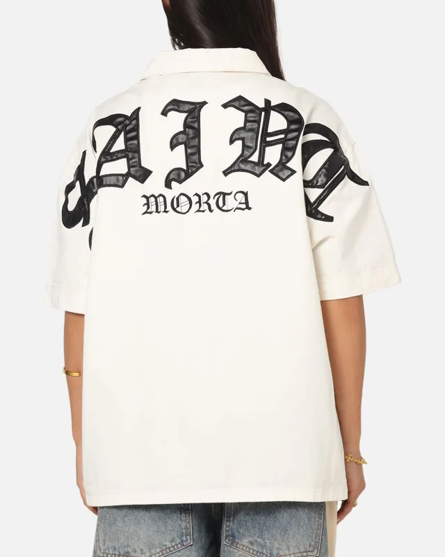 Saint Morta Gothic Noir Button Up Shirt White/Black sold by Culture Kings