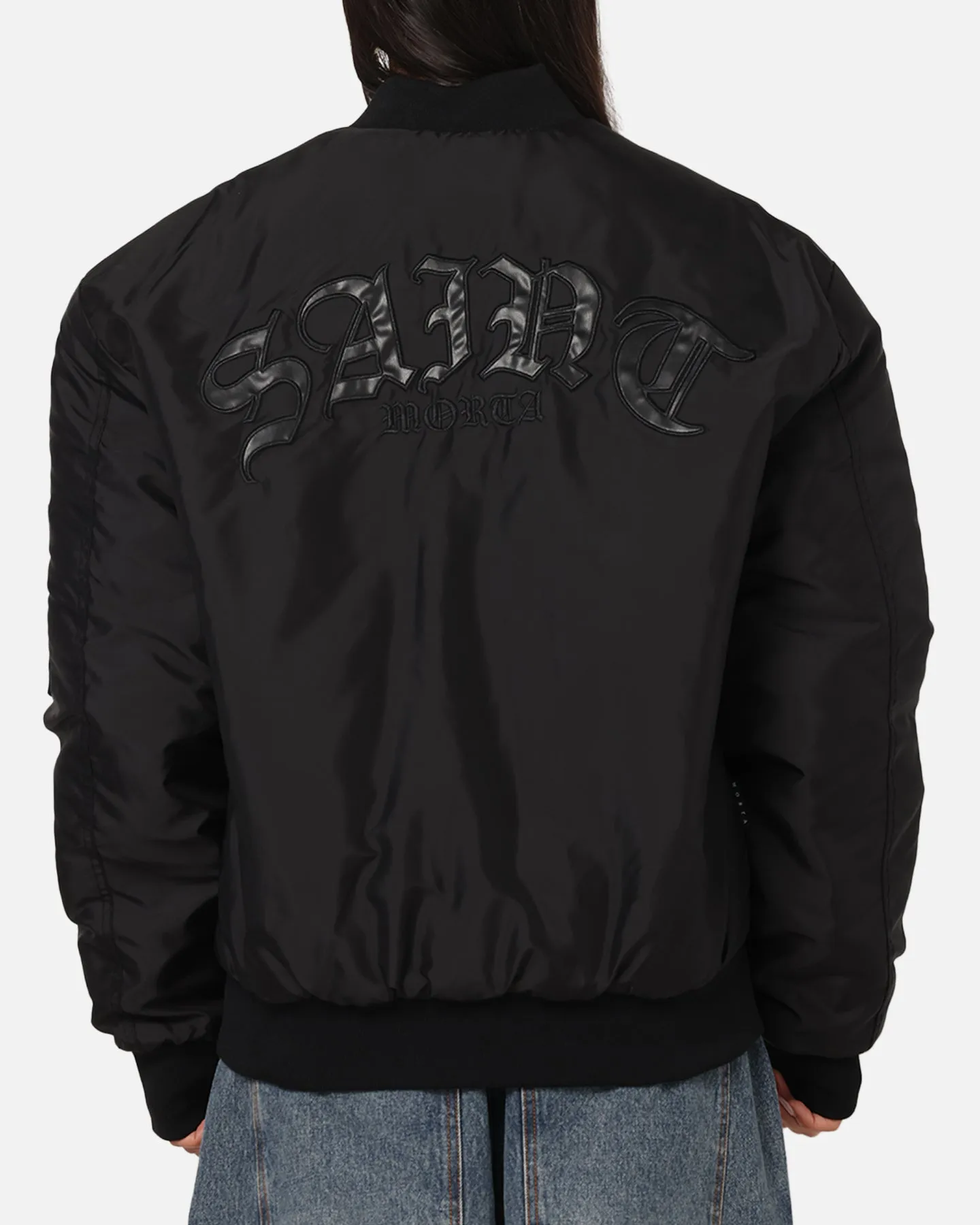 Saint Morta Gothic Noir Bomber Jacket Black sold by Culture Kings