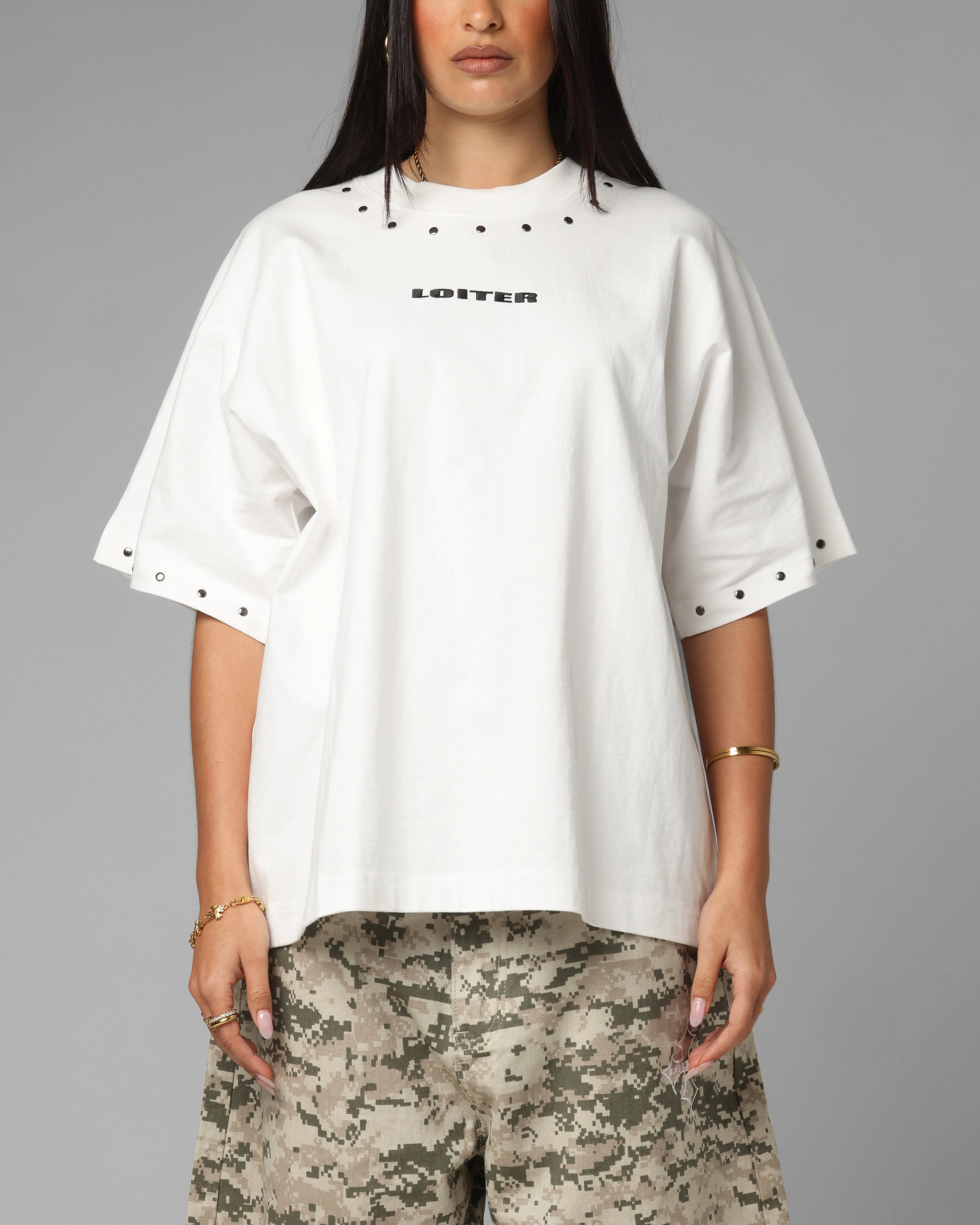 Loiter Opaque Boxy T-Shirt Off White sold by Culture Kings