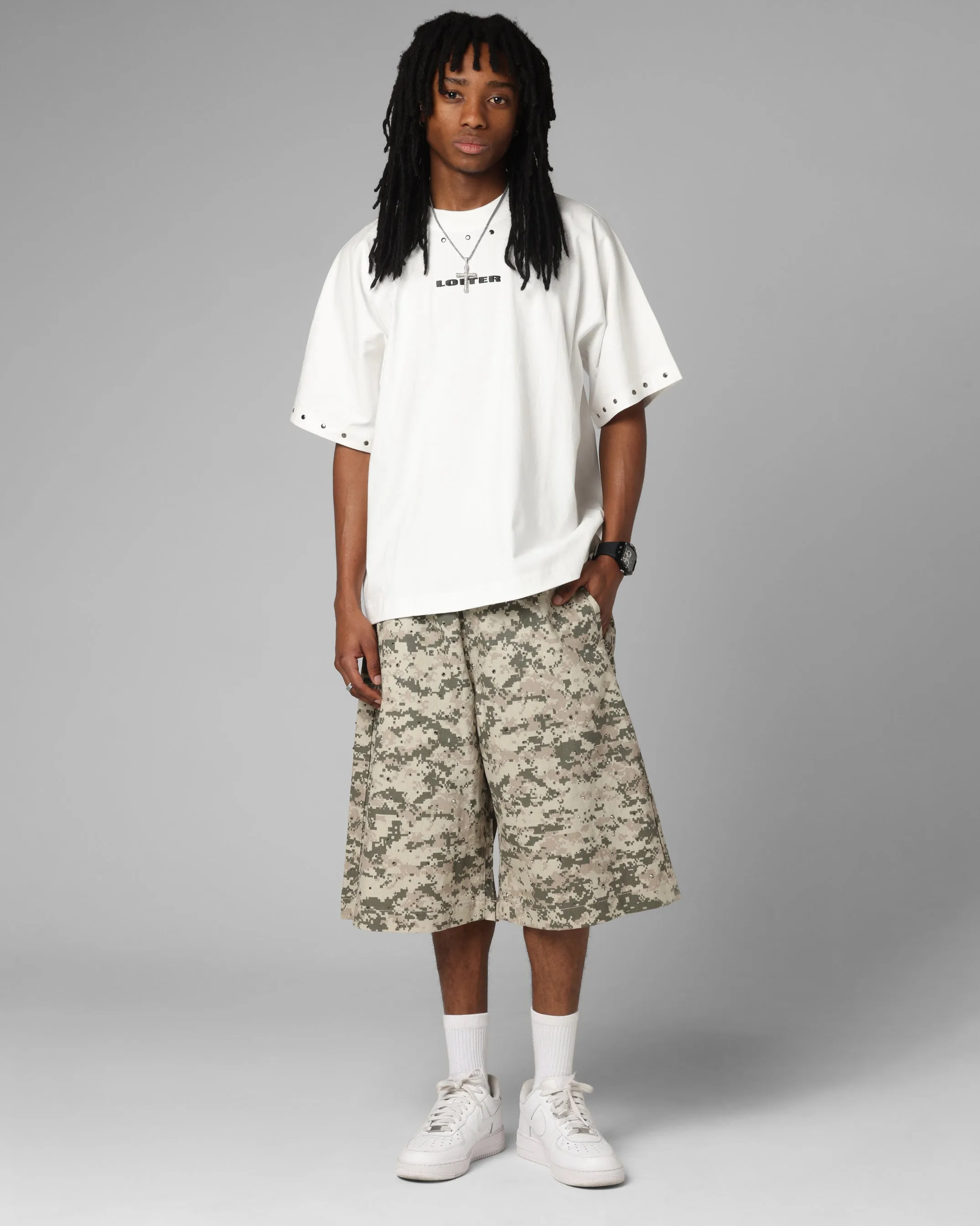 Loiter Opaque Boxy T-Shirt Off White sold by Culture Kings product image thumbnail 2