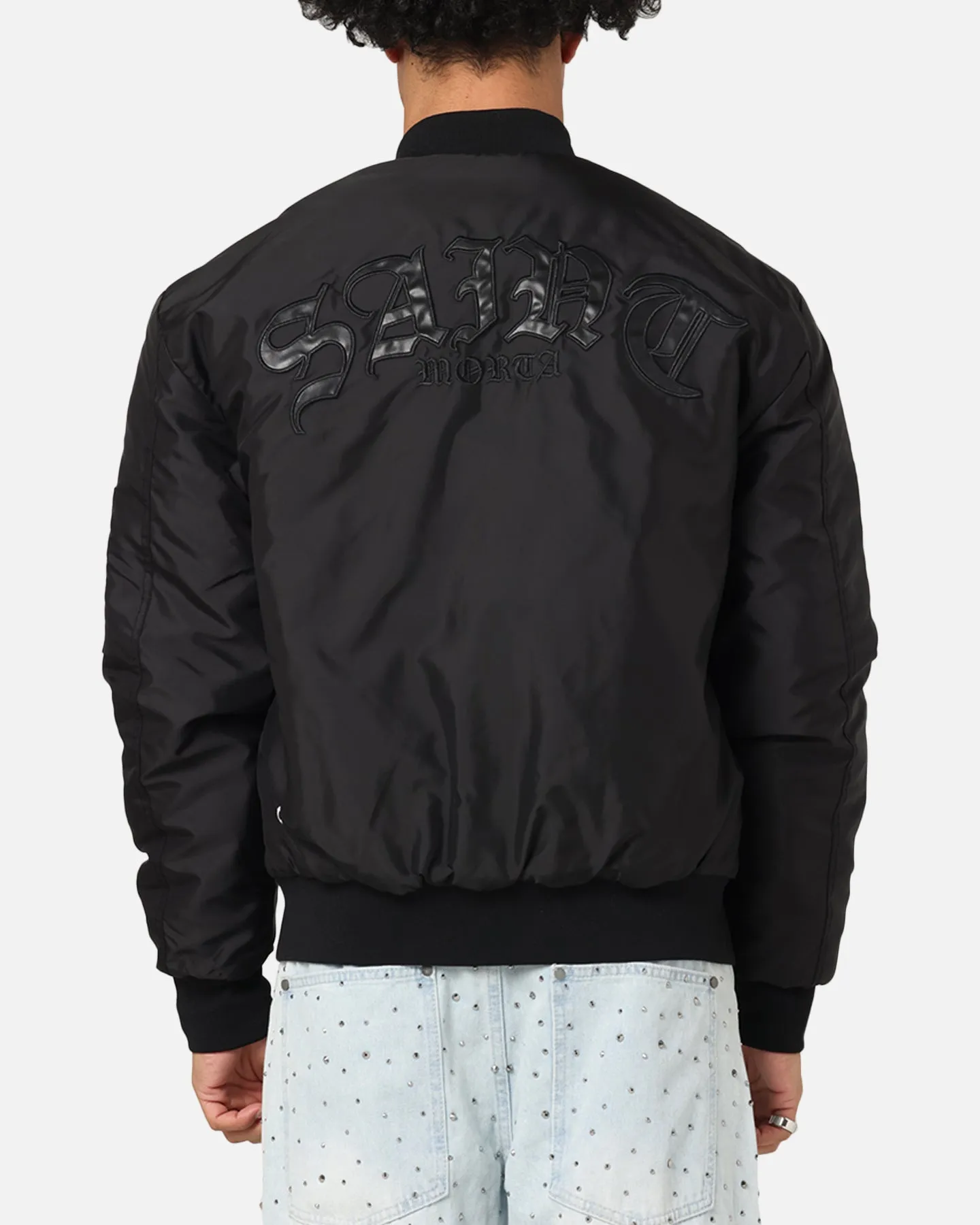 Saint Morta Gothic Noir Bomber Jacket Black sold by Culture Kings