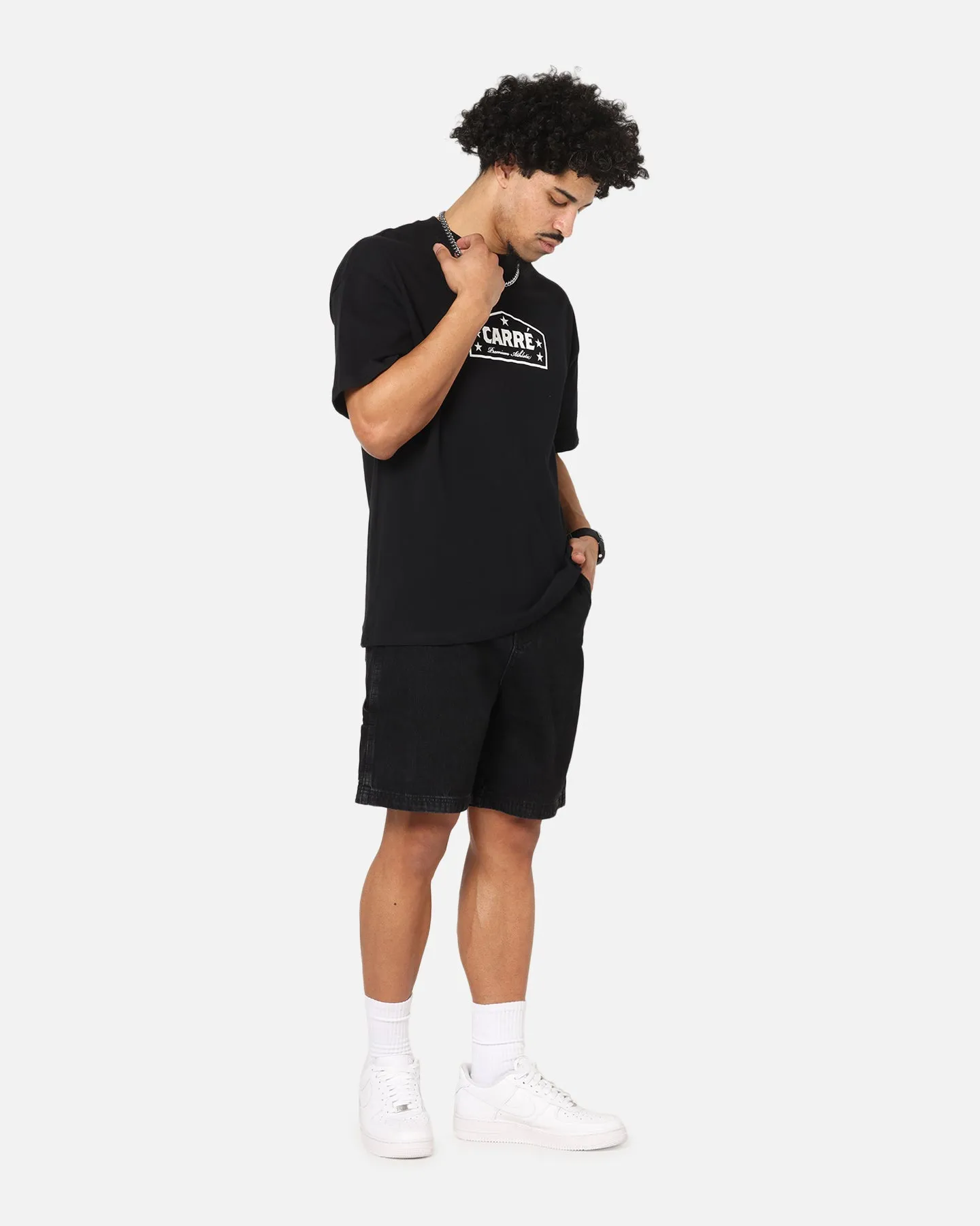 Carre C-Star Denim Shorts Black Wash sold by Culture Kings product image thumbnail 2