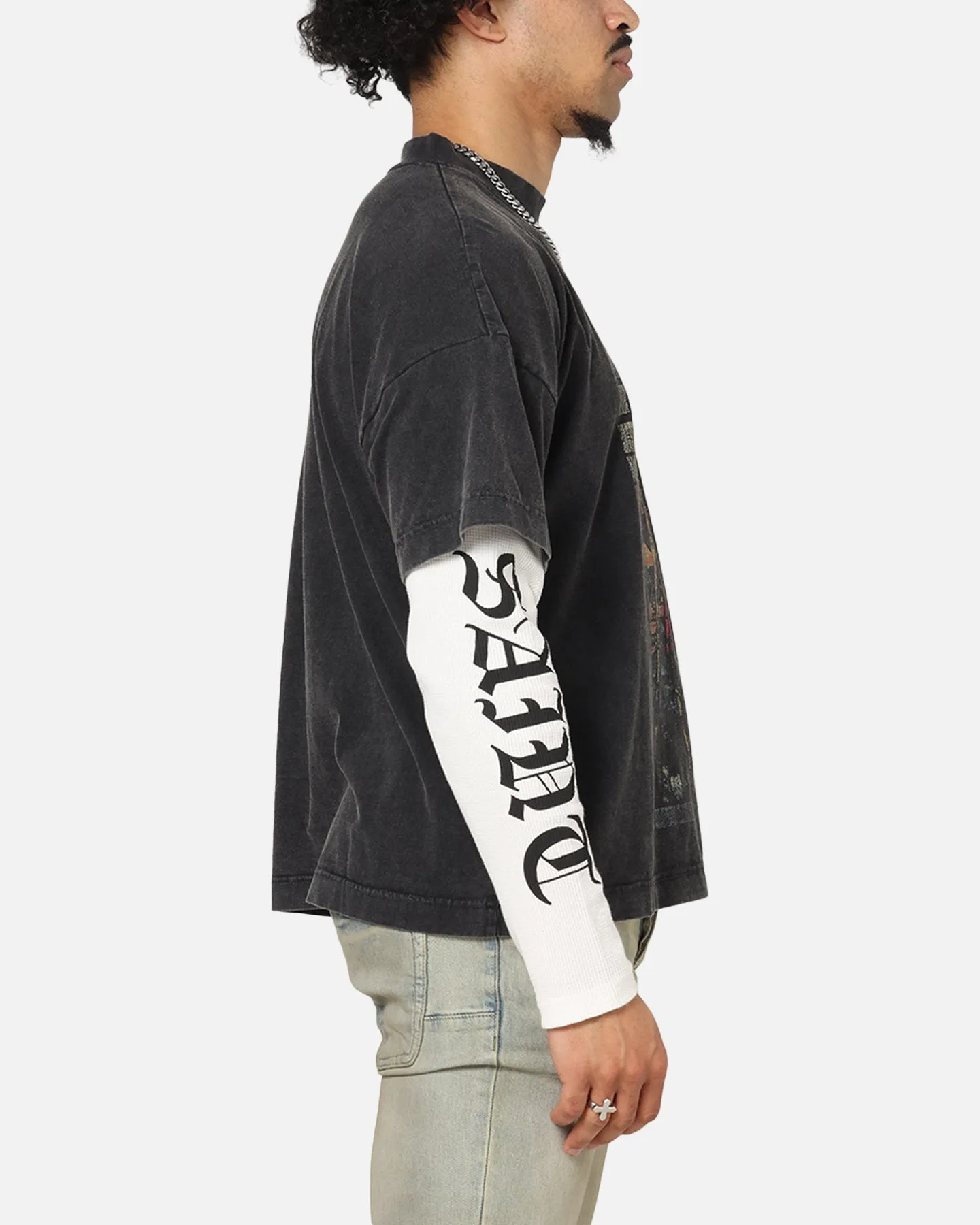 Saint Morta Kingdomcome Long Sleeve T-Shirt Vintage Black sold by Culture Kings product image thumbnail 4