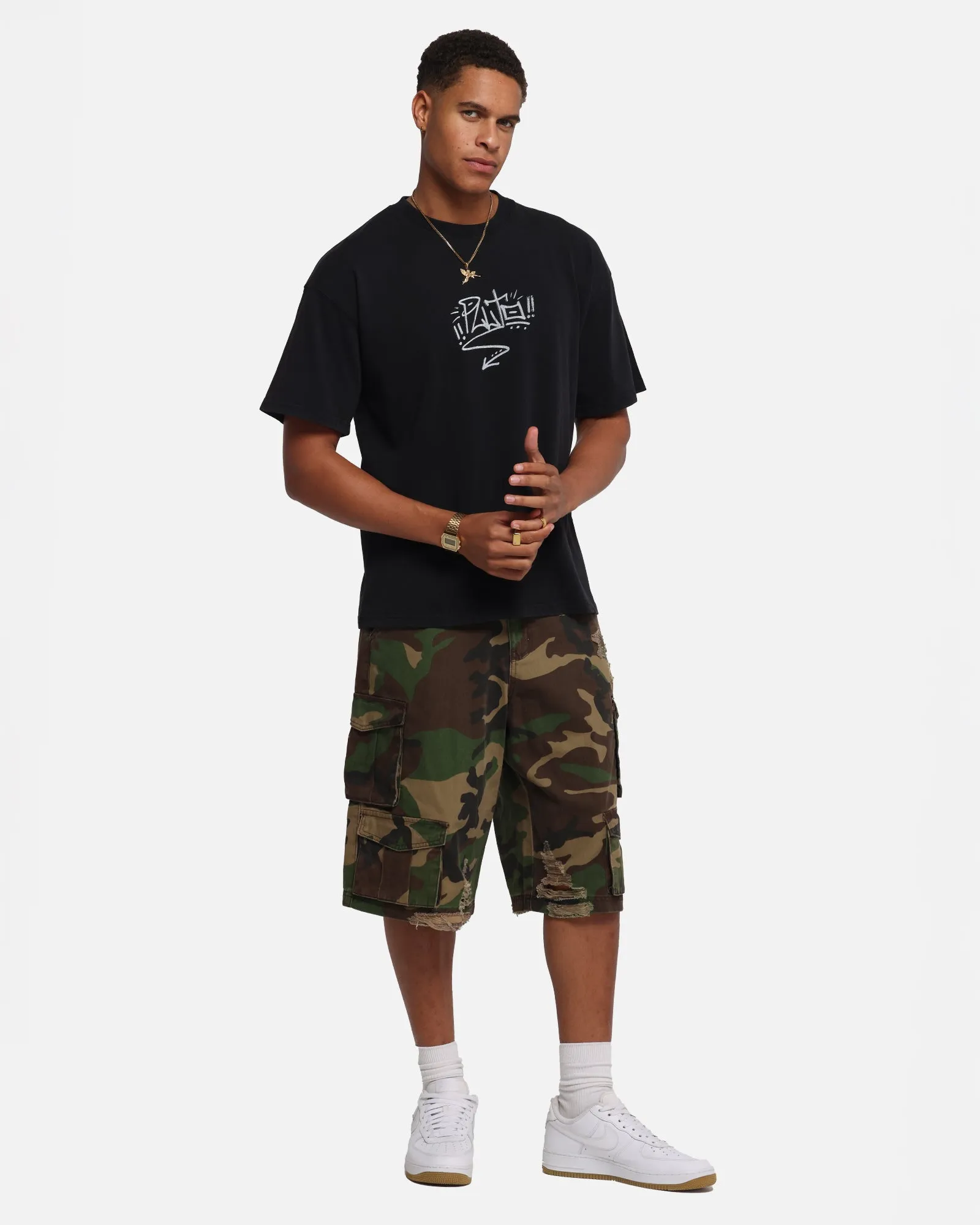 American Thrift Disney Pluto T-Shirt Black sold by Culture Kings product image thumbnail 4
