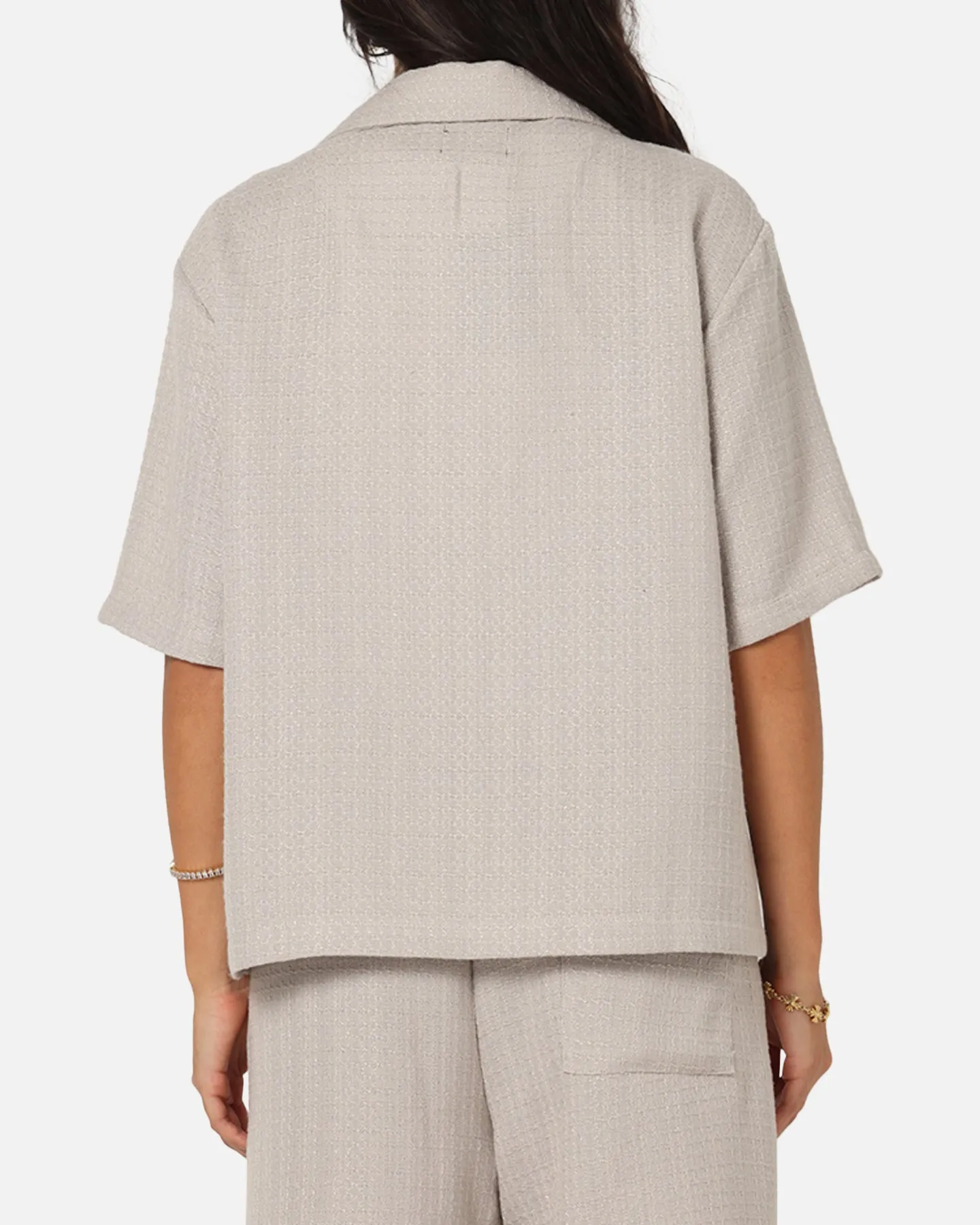 XXIII Textured Button Up Shirt Stone sold by Culture Kings product image thumbnail 3