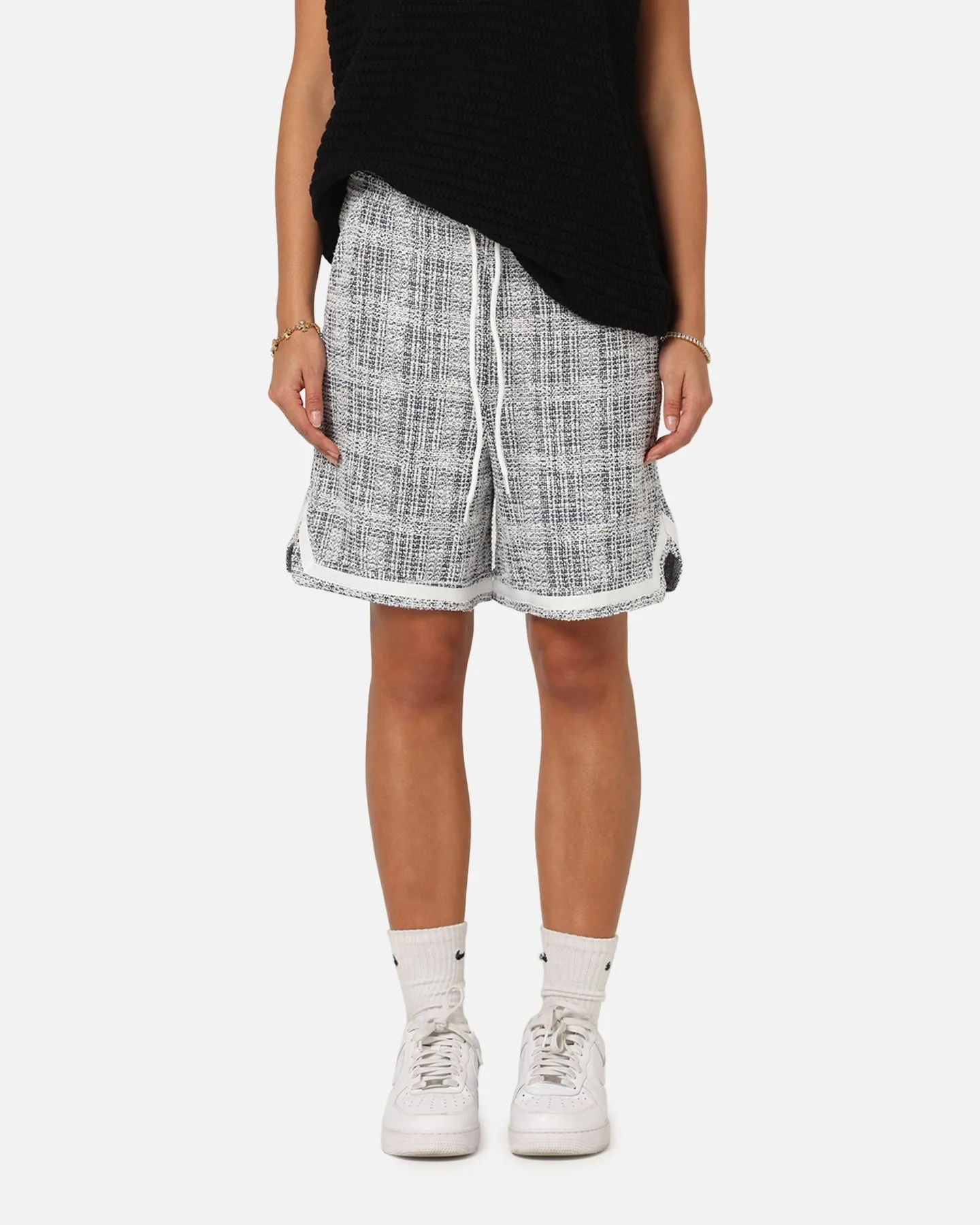 XXIII Textured Ball Shorts Navy/Cream sold by Culture Kings