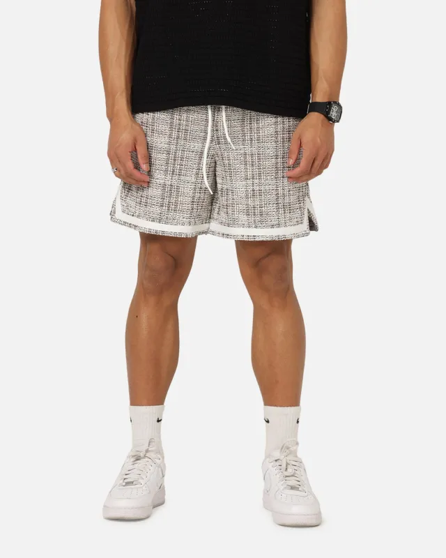 XXIII Textured Ball Shorts Brown/Cream sold by Culture Kings