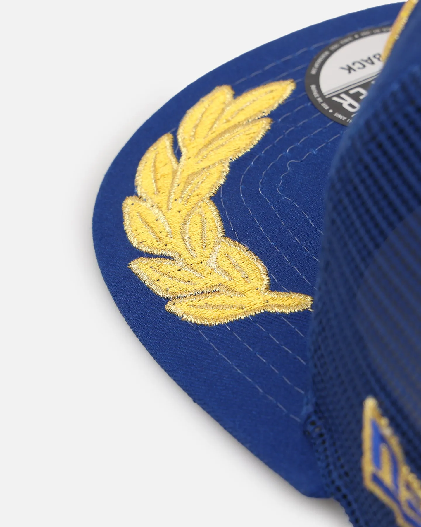 New Era Los Angeles Chargers 'Podium Pack' Pre-Curved Golfer Trucker Snapback Light Royal/Metallic Gold sold by Culture Kings product image thumbnail 2