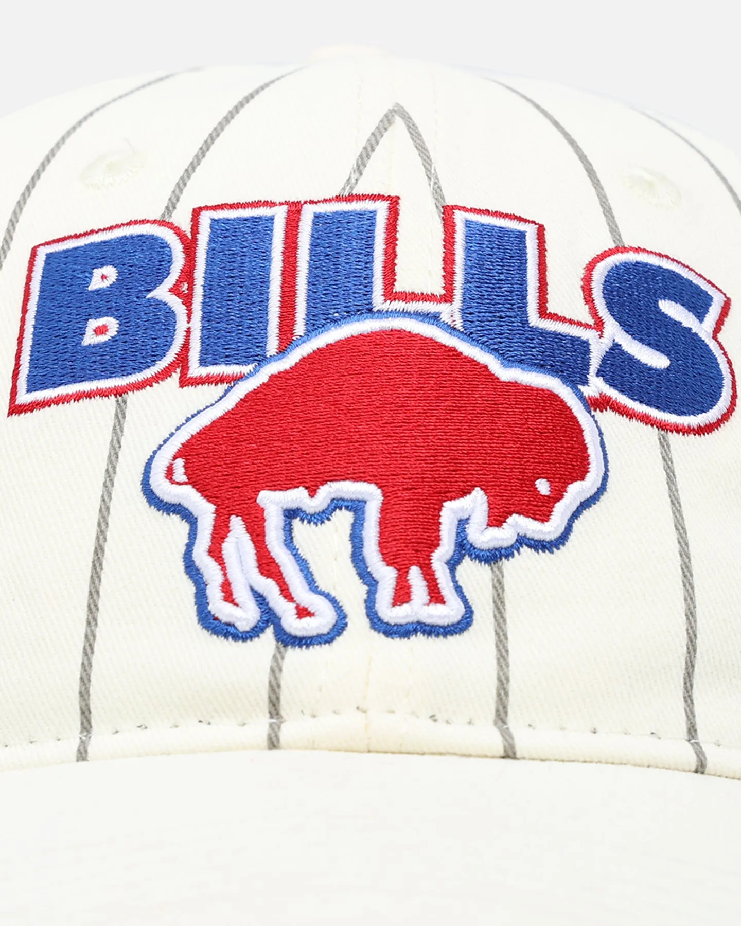 Pro Standard Buffalo Bills Pinstripe Dad Hat Strapback Eggshell/Yellow sold by Culture Kings product image thumbnail 5