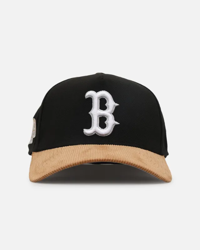 New Era Boston Red Sox 'Black Wheat' 39THIRTY A-Frame Stretch Fit Black/Wheat sold by Culture Kings