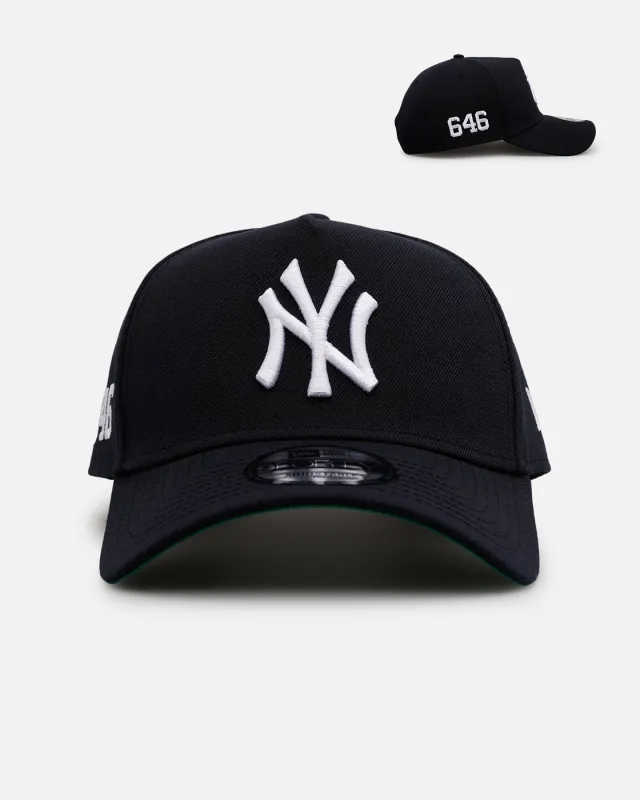 New Era New York Yankees 'Area Codes' 9FORTY A-Frame Snapback Navy sold by Culture Kings