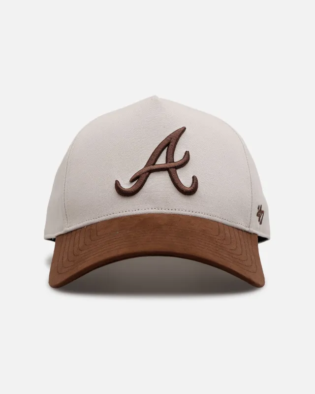 47 Brand Atlanta Braves 'Coconut Cream Pie' Offside DT Snapback Coconut sold by Culture Kings