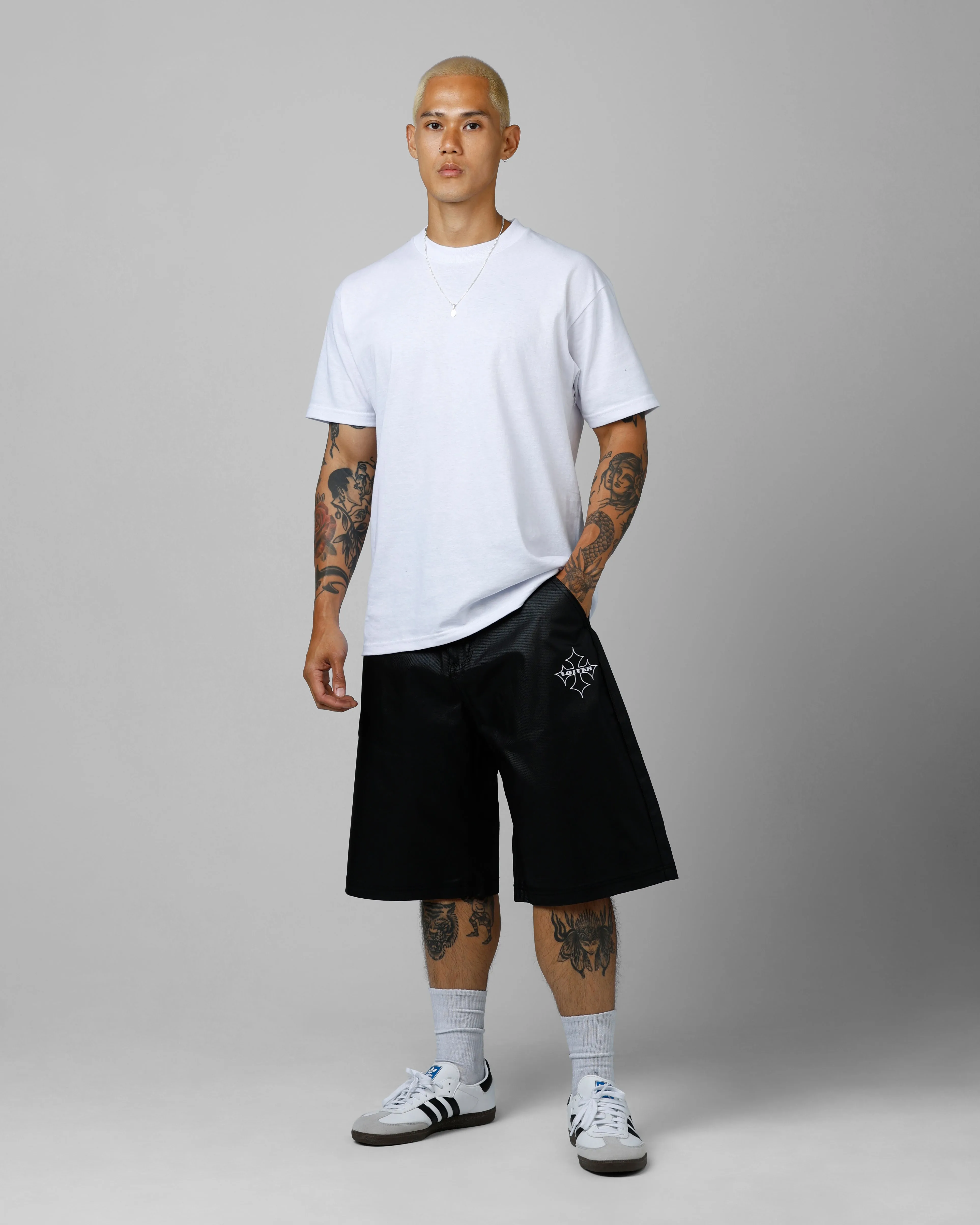 Loiter F-16 Denim Jorts Black sold by Culture Kings product image thumbnail 2