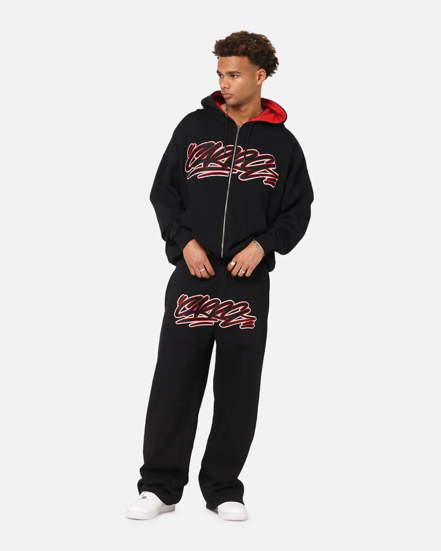 Carre Terrace Trackpants Black sold by Culture Kings product image thumbnail 2