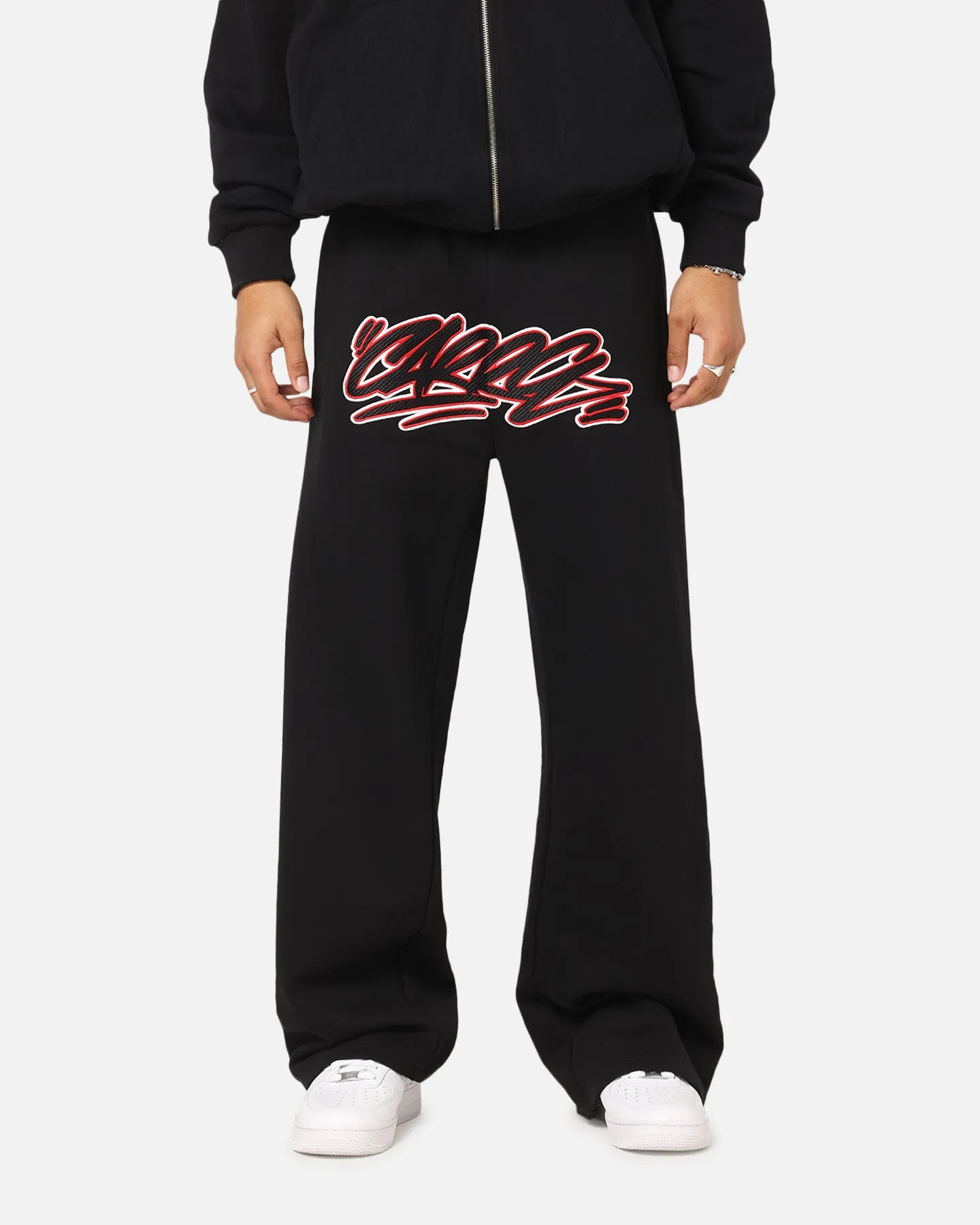 Carre Terrace Trackpants Black sold by Culture Kings