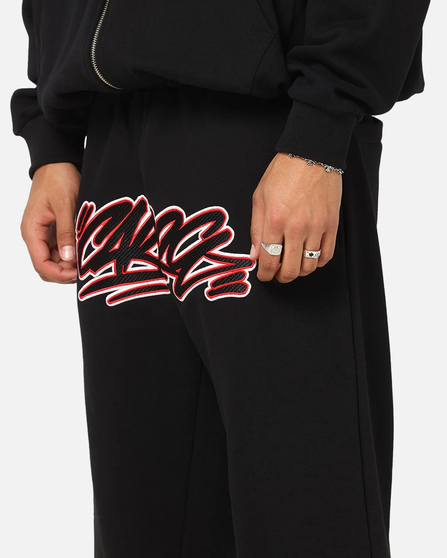 Carre Terrace Trackpants Black sold by Culture Kings product image thumbnail 3
