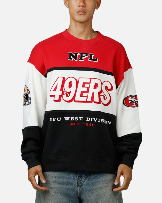 47 Brand San Francisco 49ers Maximalist Crewneck Red/Black sold by Culture Kings