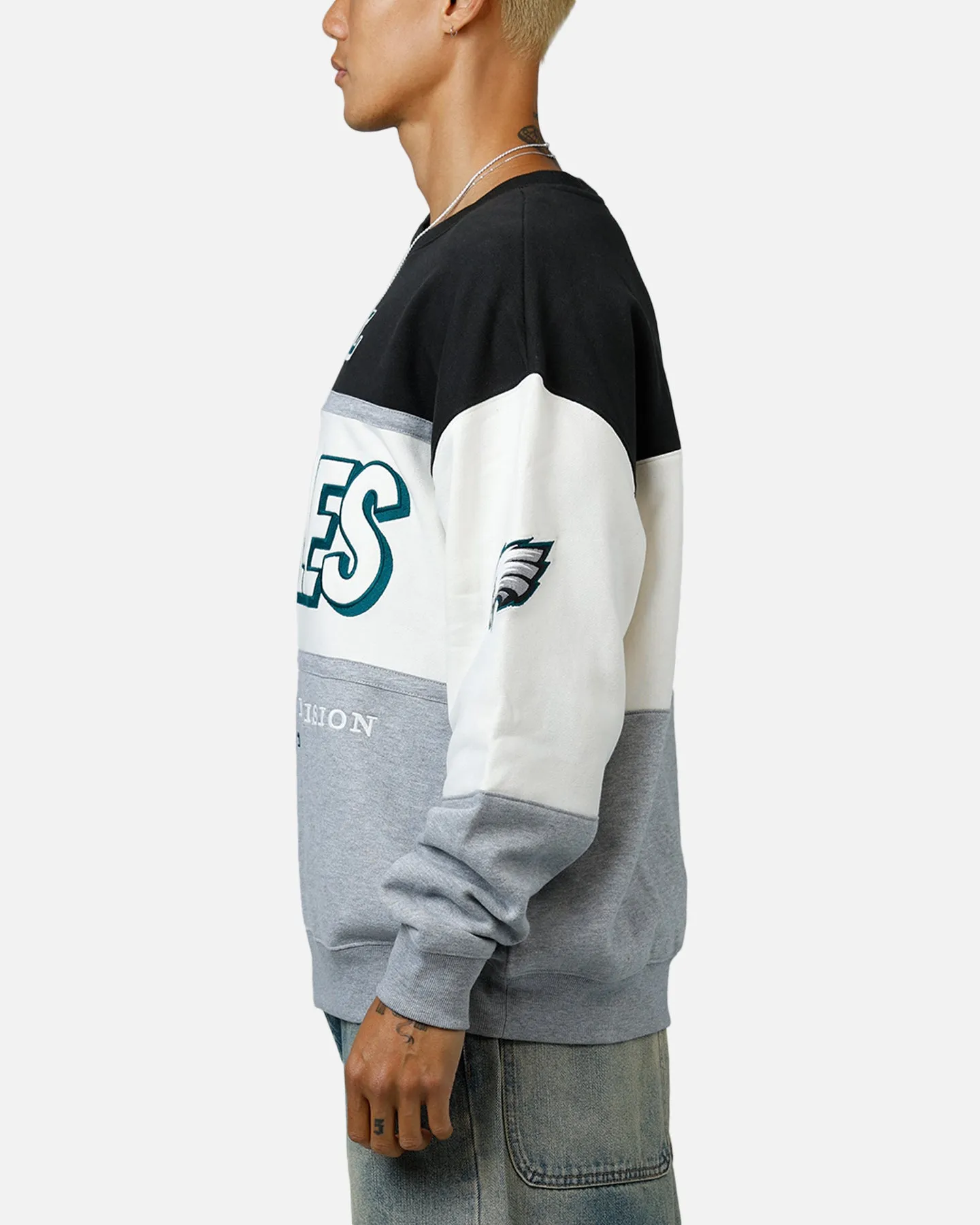 47 Brand Philadelphia Eagles Maximalist Crewneck Black/Green sold by Culture Kings product image thumbnail 5