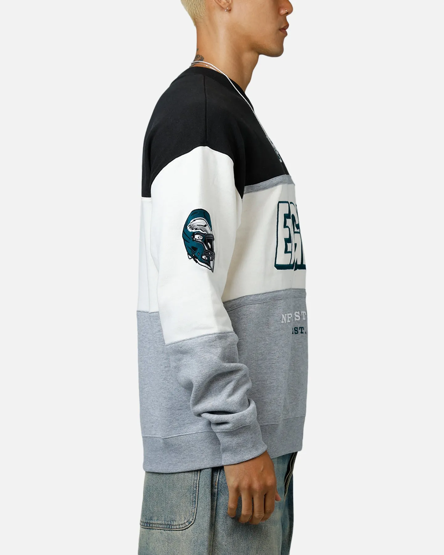 47 Brand Philadelphia Eagles Maximalist Crewneck Black/Green sold by Culture Kings product image thumbnail 4