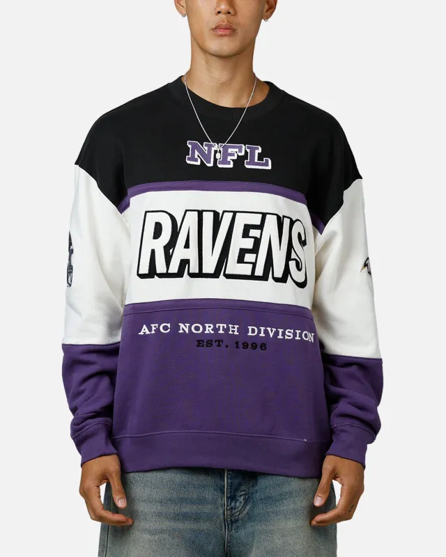 47 Brand Baltimore Ravens Maximalist Crewneck Black/Purple sold by Culture Kings