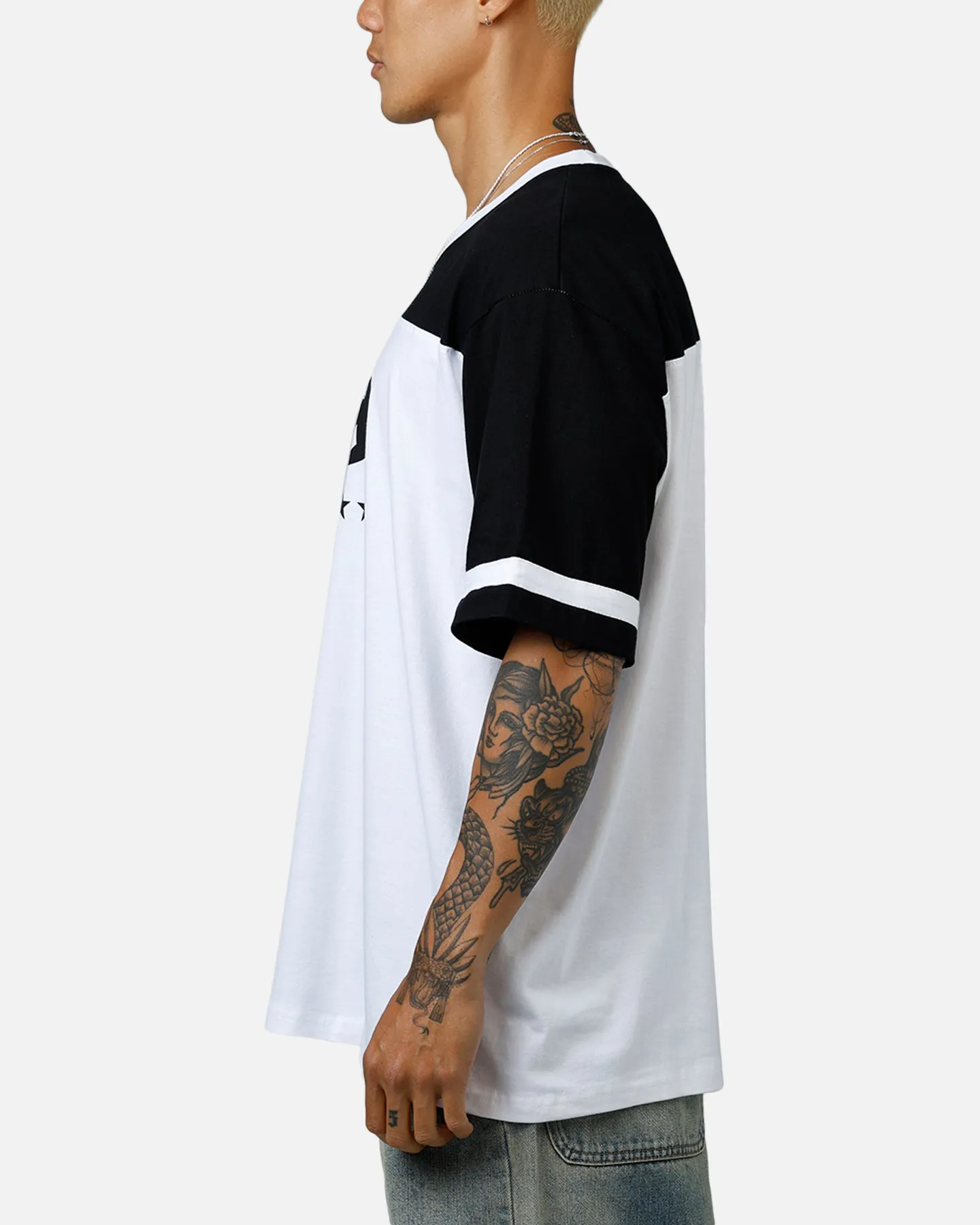 Carre Star Shooter Panelled T-Shirt Black/White sold by Culture Kings product image thumbnail 5
