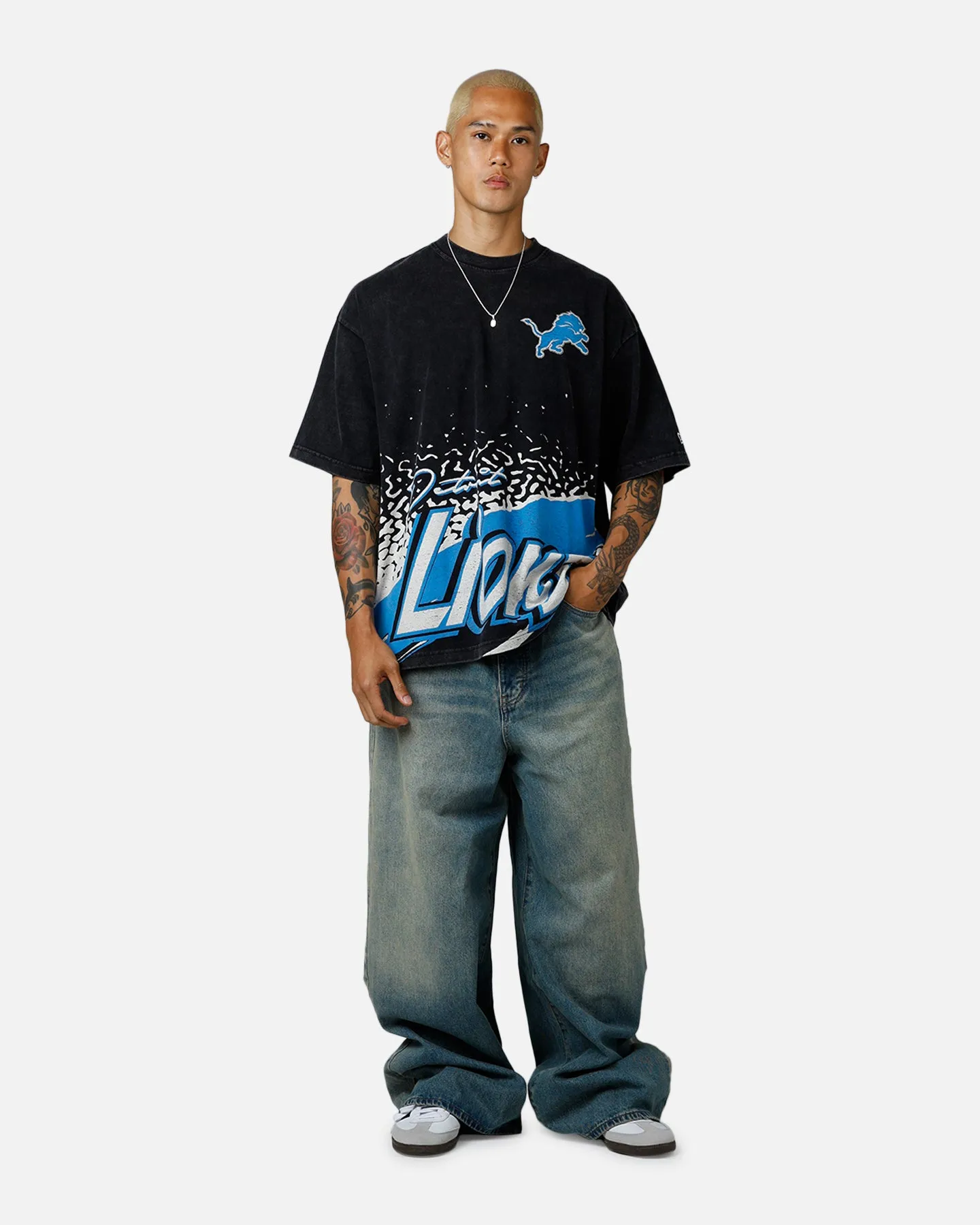 New Era Detroit Lions Sport Class T-Shirt Washed Black sold by Culture Kings product image thumbnail 3