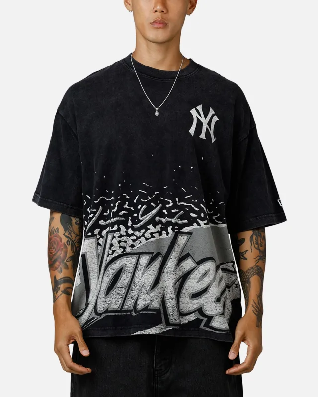 New Era New York Yankees Sport Class T-Shirt Washed Black sold by Culture Kings