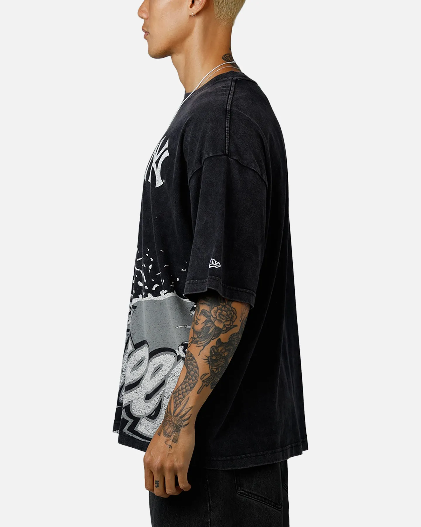 New Era New York Yankees Sport Class T-Shirt Washed Black sold by Culture Kings product image thumbnail 5