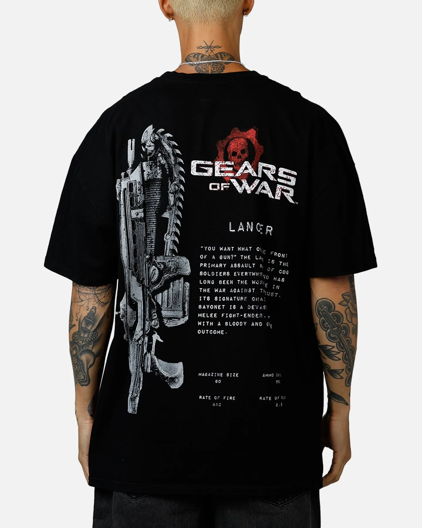 73 Studio X Gears Of War Lancer T-Shirt Black sold by Culture Kings
