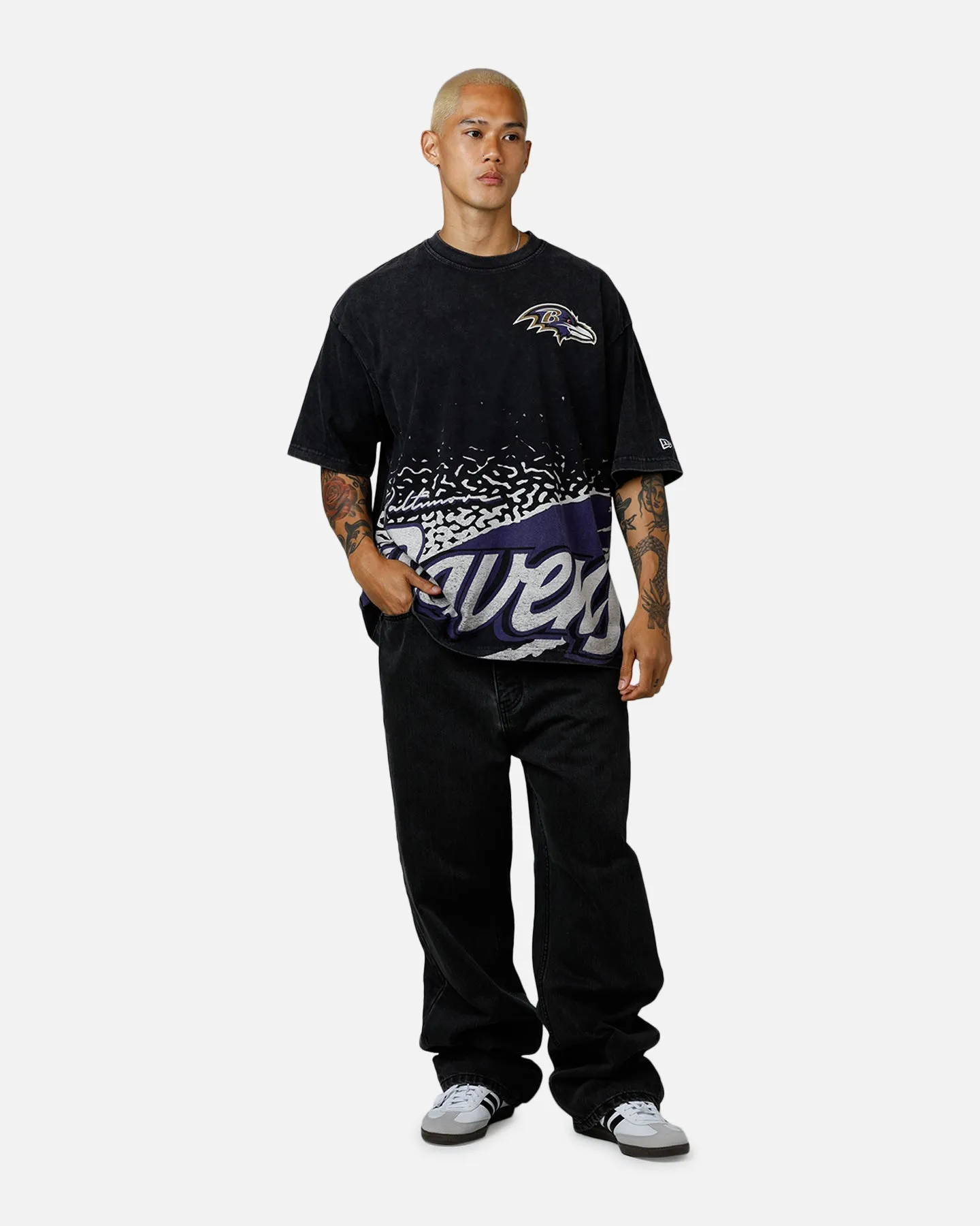 New Era Baltimore Ravens Sport Class T-Shirt Washed Black sold by Culture Kings product image thumbnail 3