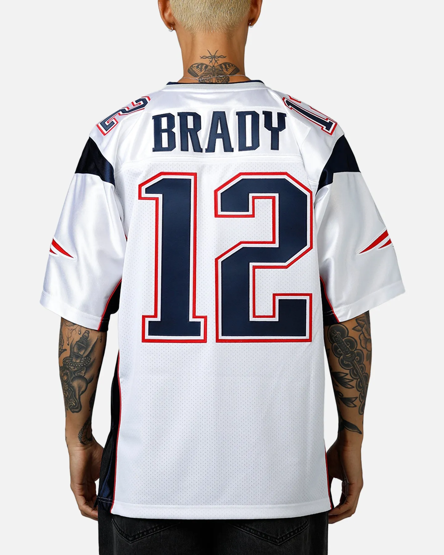 Mitchell & Ness New England Patriots Tom Brady #12 2000 Jersey White sold by Culture Kings