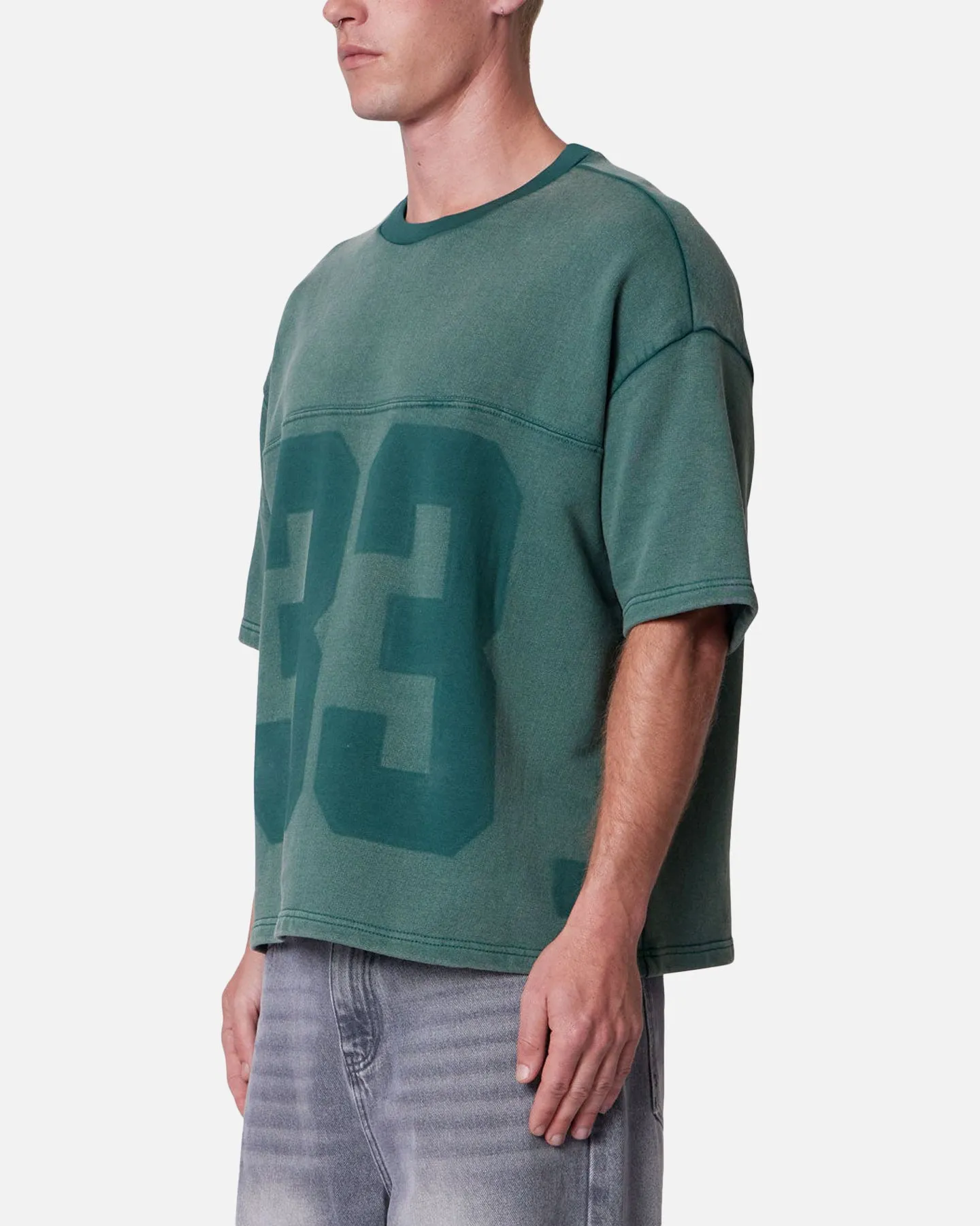 MNML Vintage Raglan Terry Jersey Green sold by Culture Kings product image thumbnail 2
