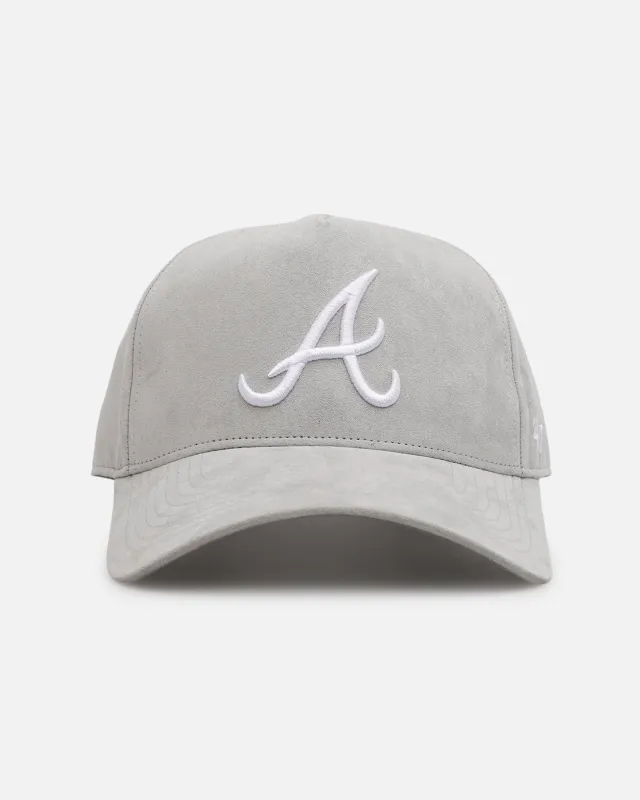 47 Brand Atlanta Braves 'Ultrasuede' '47 MVP DT Strapback Gray/White sold by Culture Kings