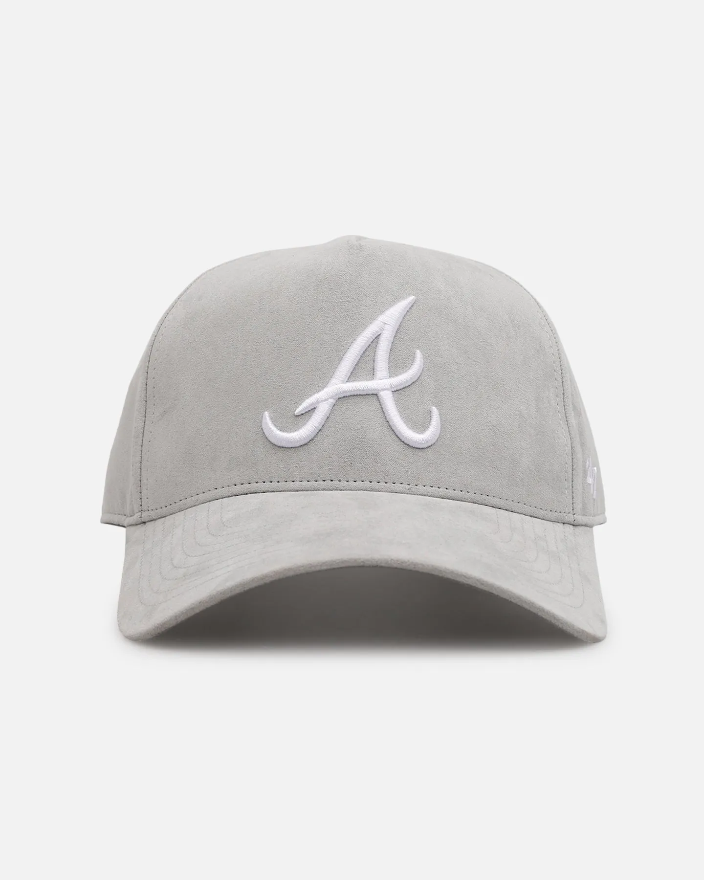 47 Brand Atlanta Braves 'Ultrasuede' '47 MVP DT Strapback Gray/White sold by Culture Kings