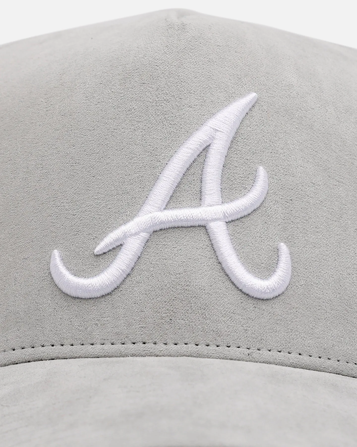 47 Brand Atlanta Braves 'Ultrasuede' '47 MVP DT Strapback Gray/White sold by Culture Kings product image thumbnail 5
