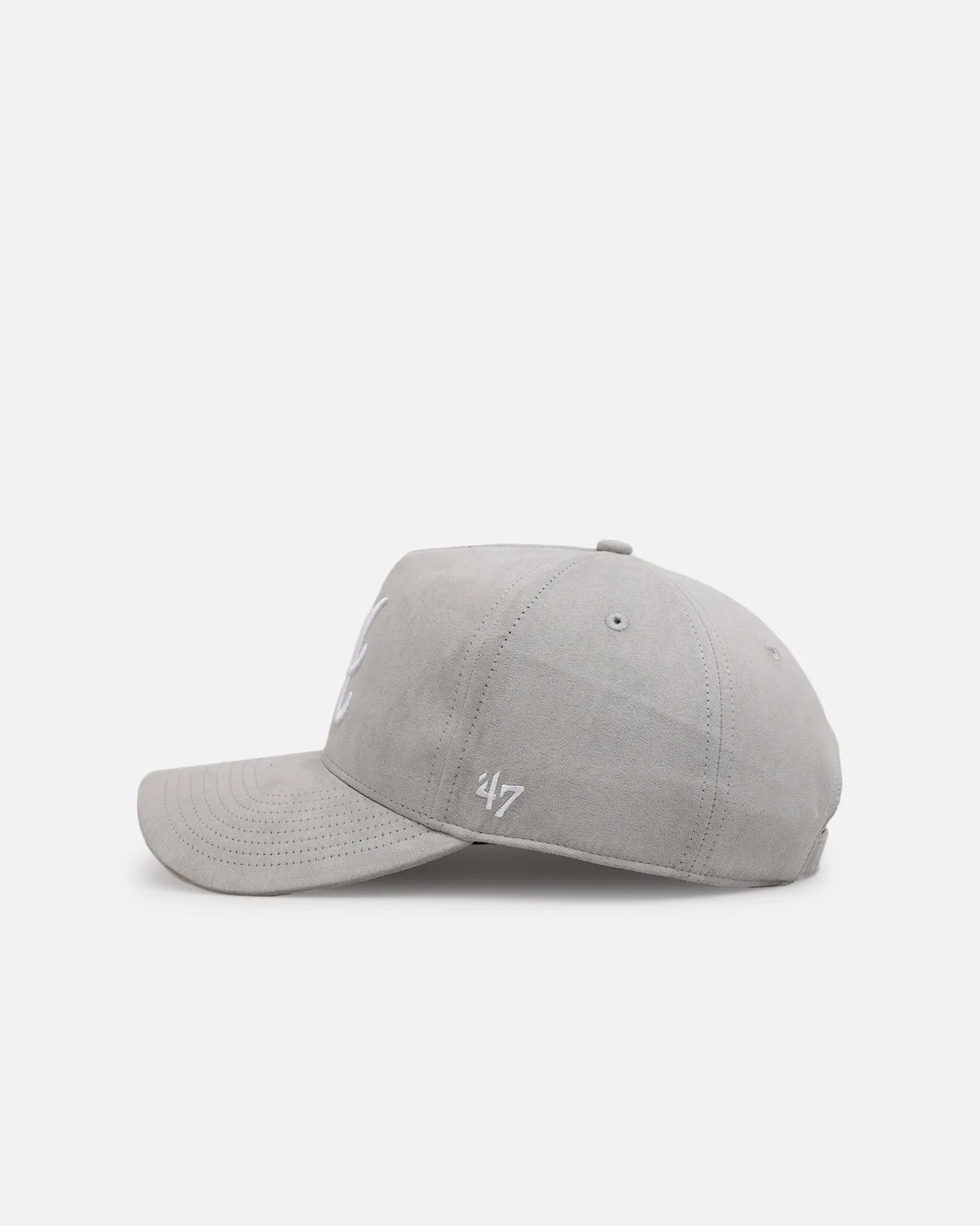 47 Brand Atlanta Braves 'Ultrasuede' '47 MVP DT Strapback Gray/White sold by Culture Kings product image thumbnail 4